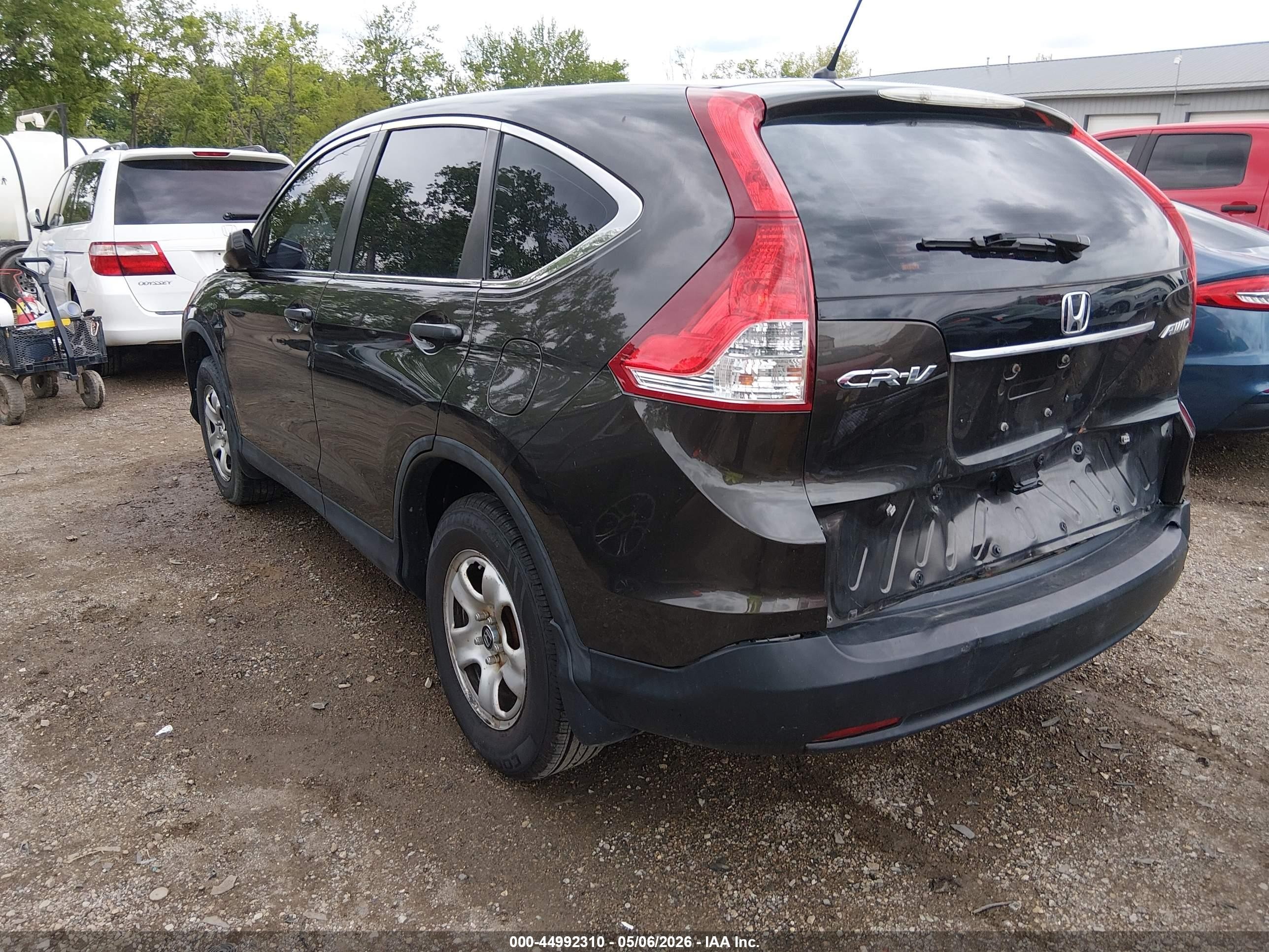 2013 Honda Cr-v Lx Dark Brown vin: 5J6RM4H30DL003268