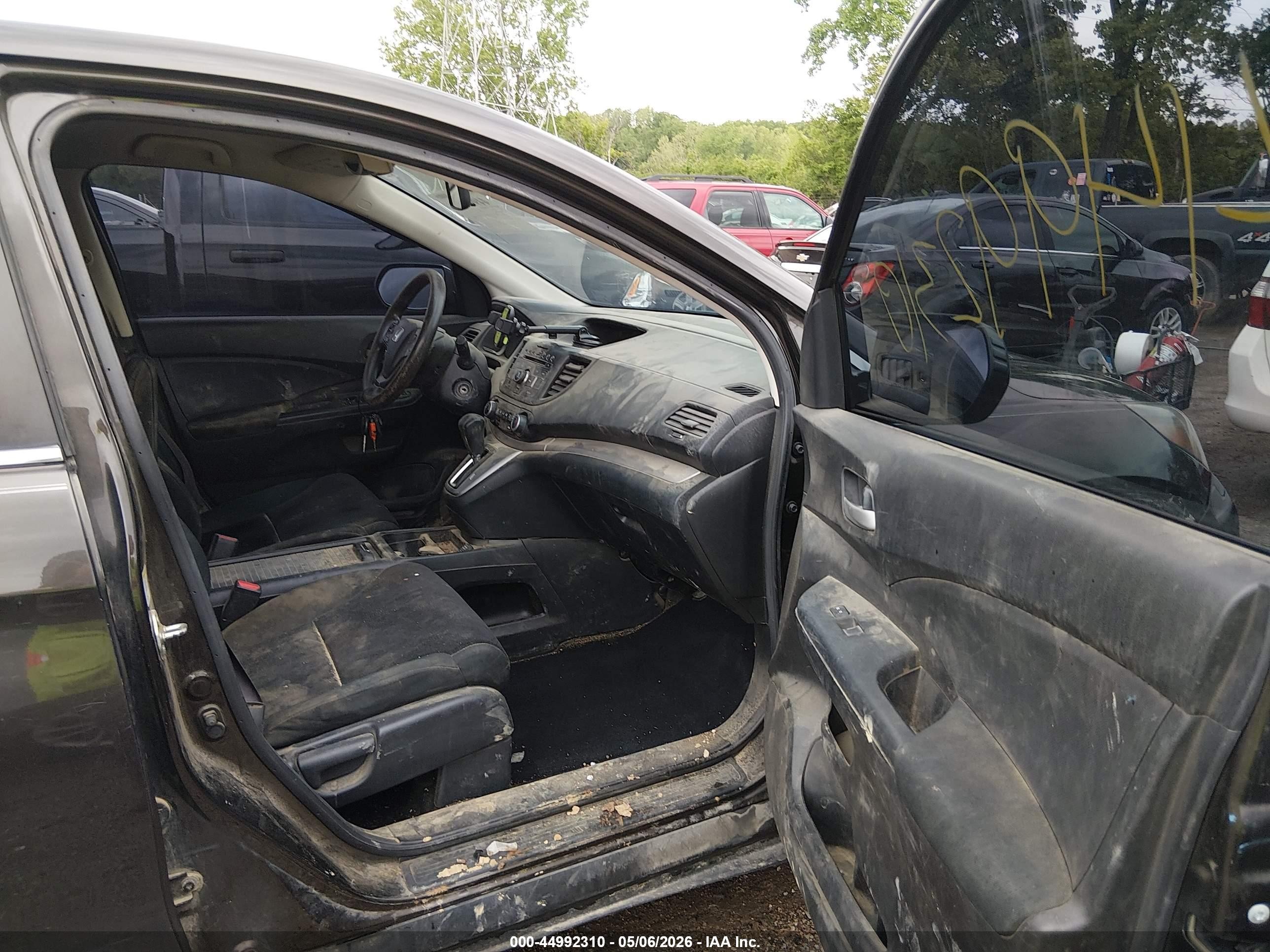 2013 Honda Cr-v Lx Dark Brown vin: 5J6RM4H30DL003268