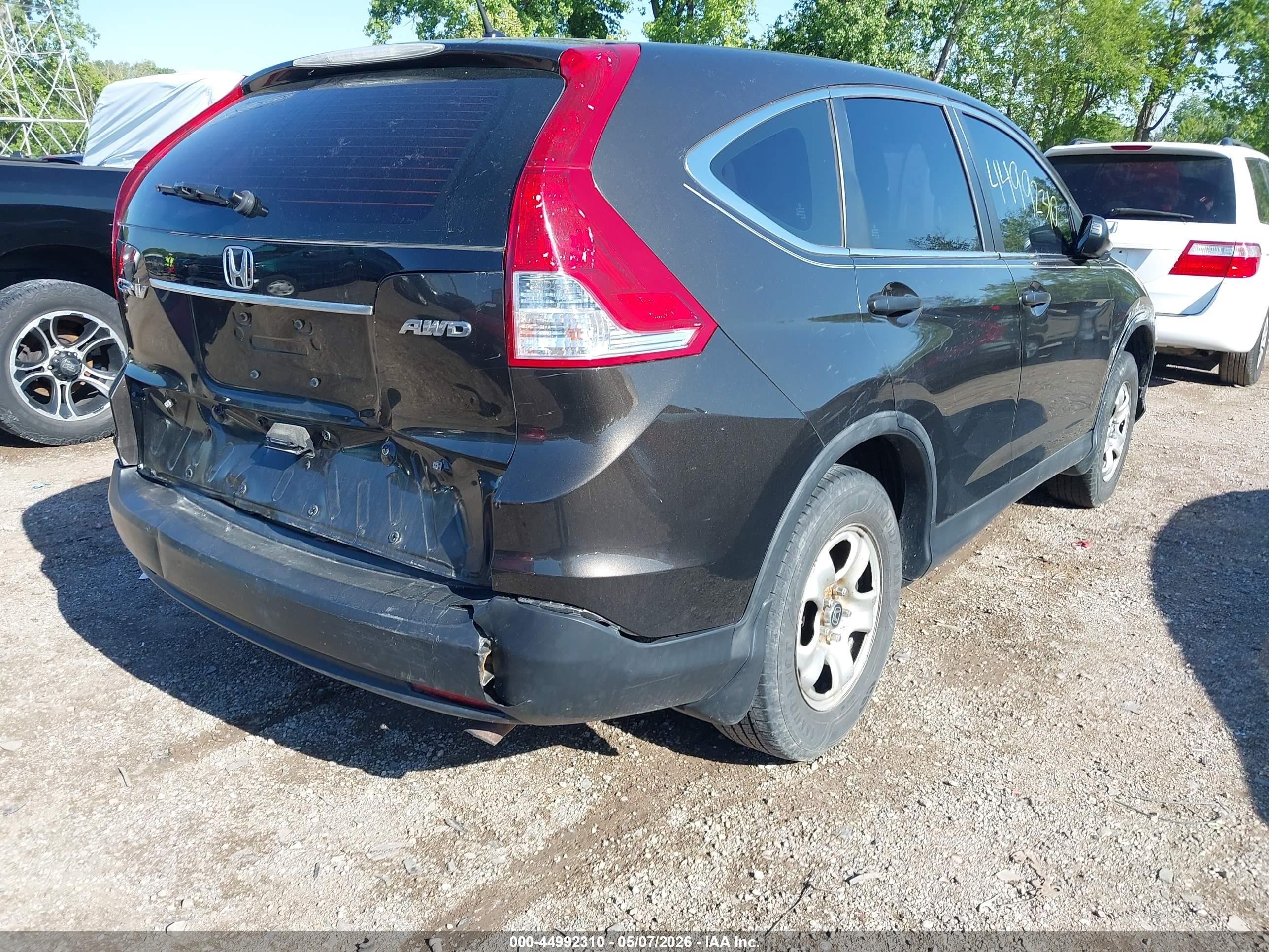 2013 Honda Cr-v Lx Dark Brown vin: 5J6RM4H30DL003268