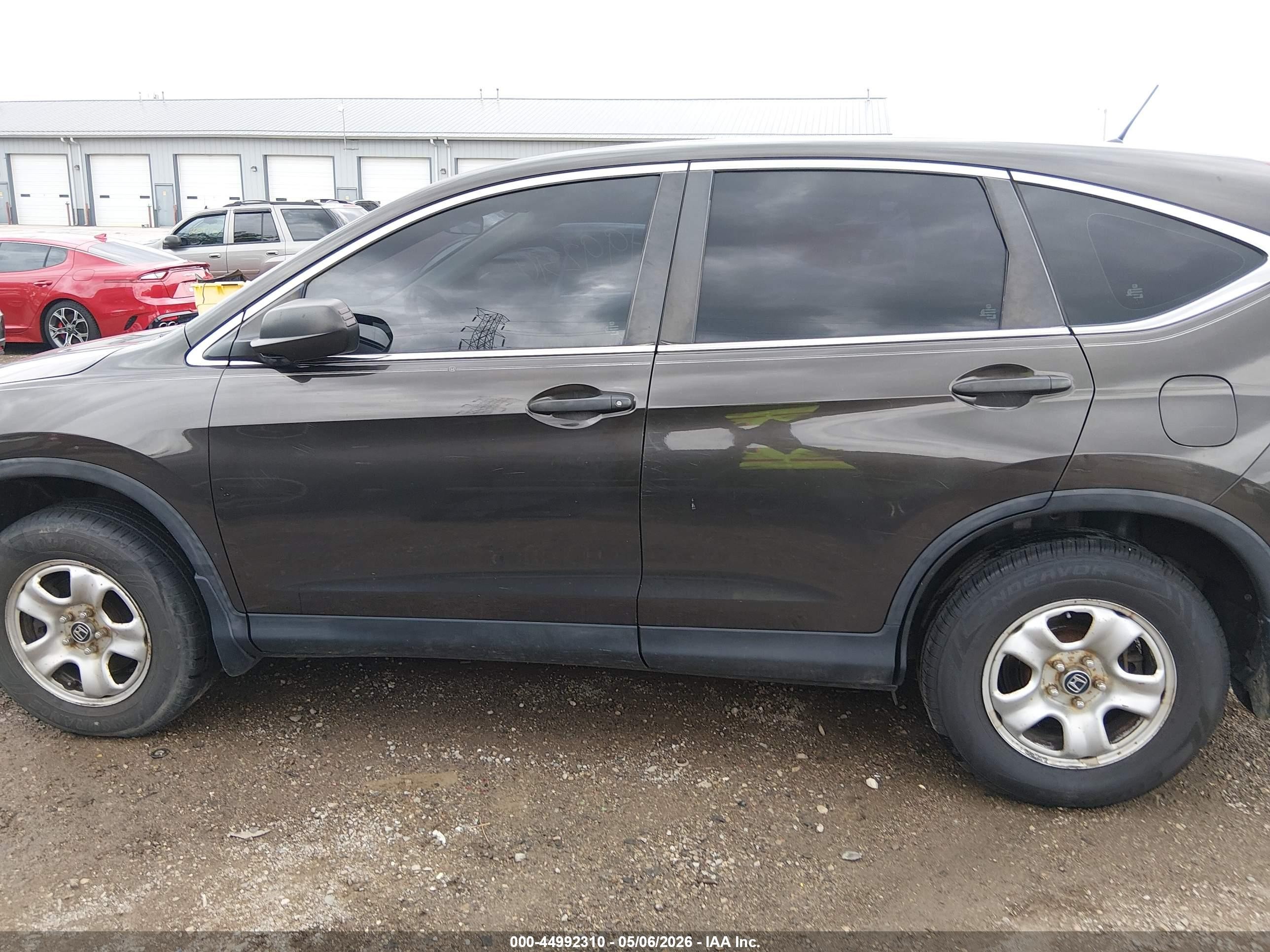 2013 Honda Cr-v Lx Dark Brown vin: 5J6RM4H30DL003268