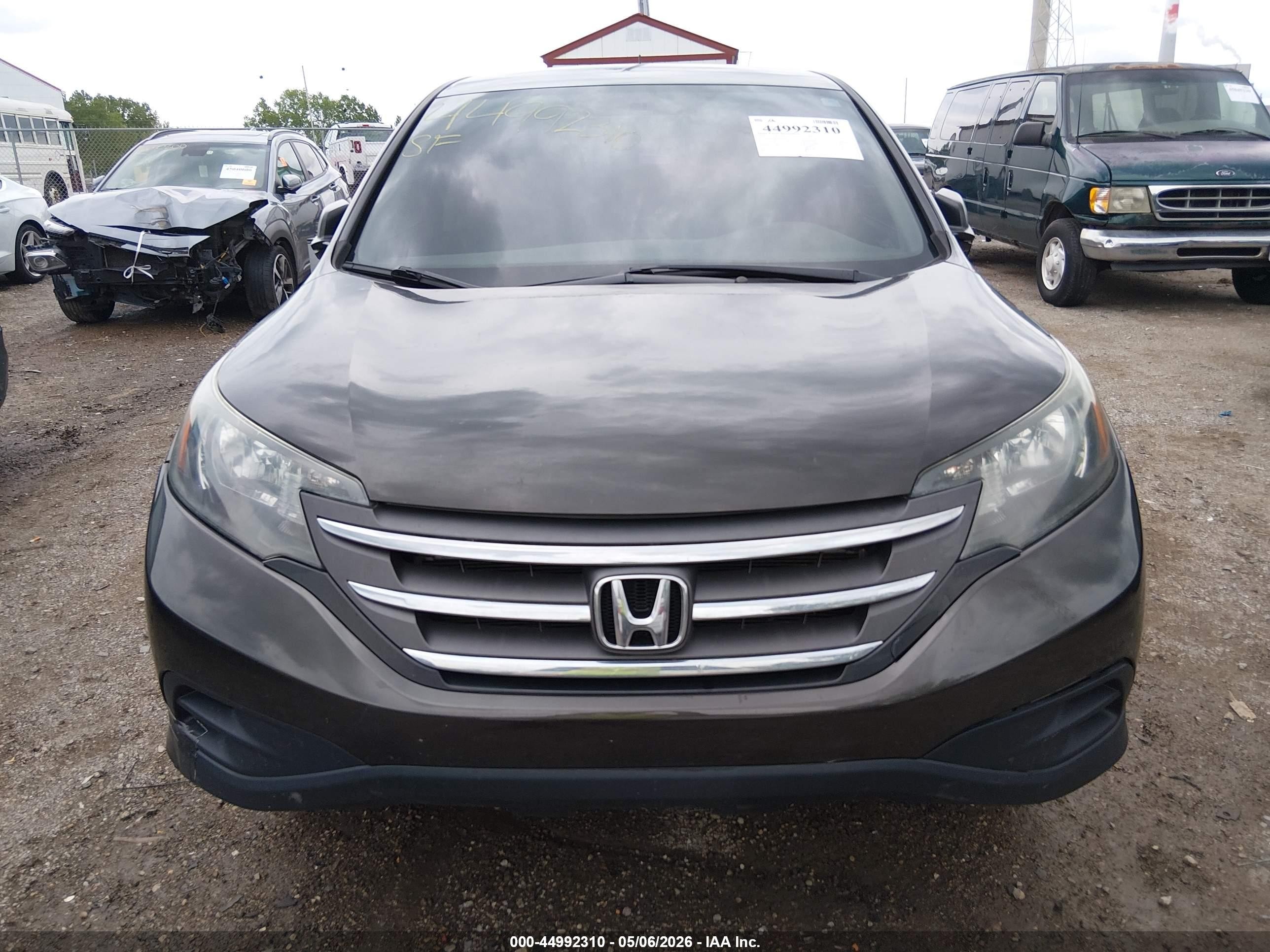 2013 Honda Cr-v Lx Dark Brown vin: 5J6RM4H30DL003268