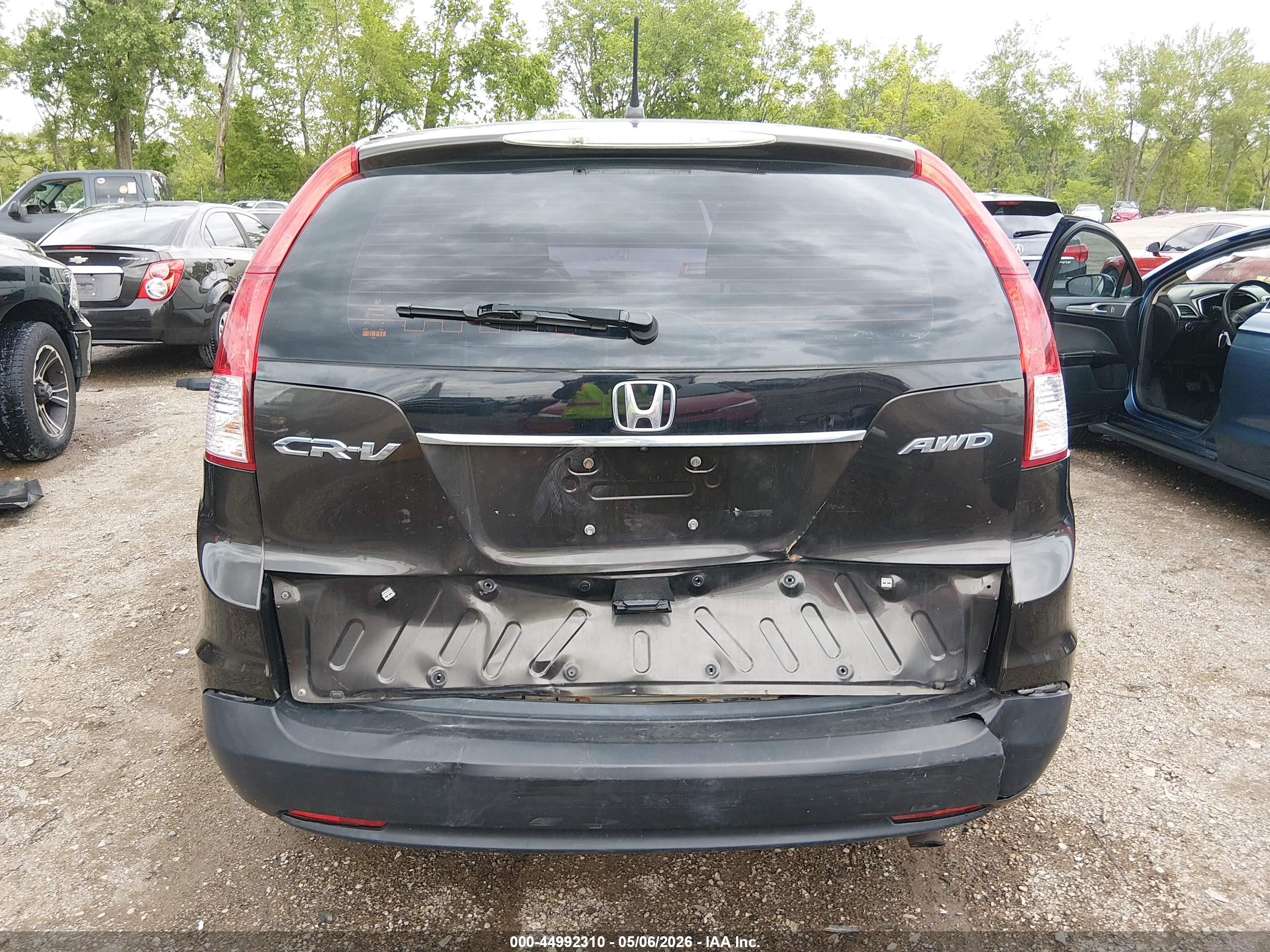 2013 Honda Cr-v Lx Dark Brown vin: 5J6RM4H30DL003268