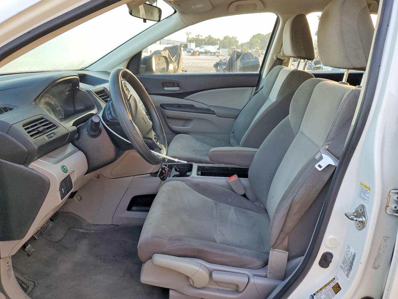 2013 Honda Cr-v Lx White vin: 5J6RM4H30DL006963