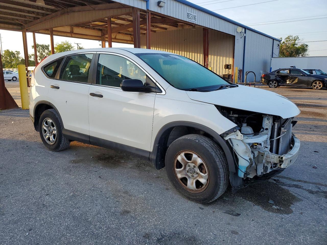 2013 Honda Cr-v Lx White vin: 5J6RM4H30DL006963