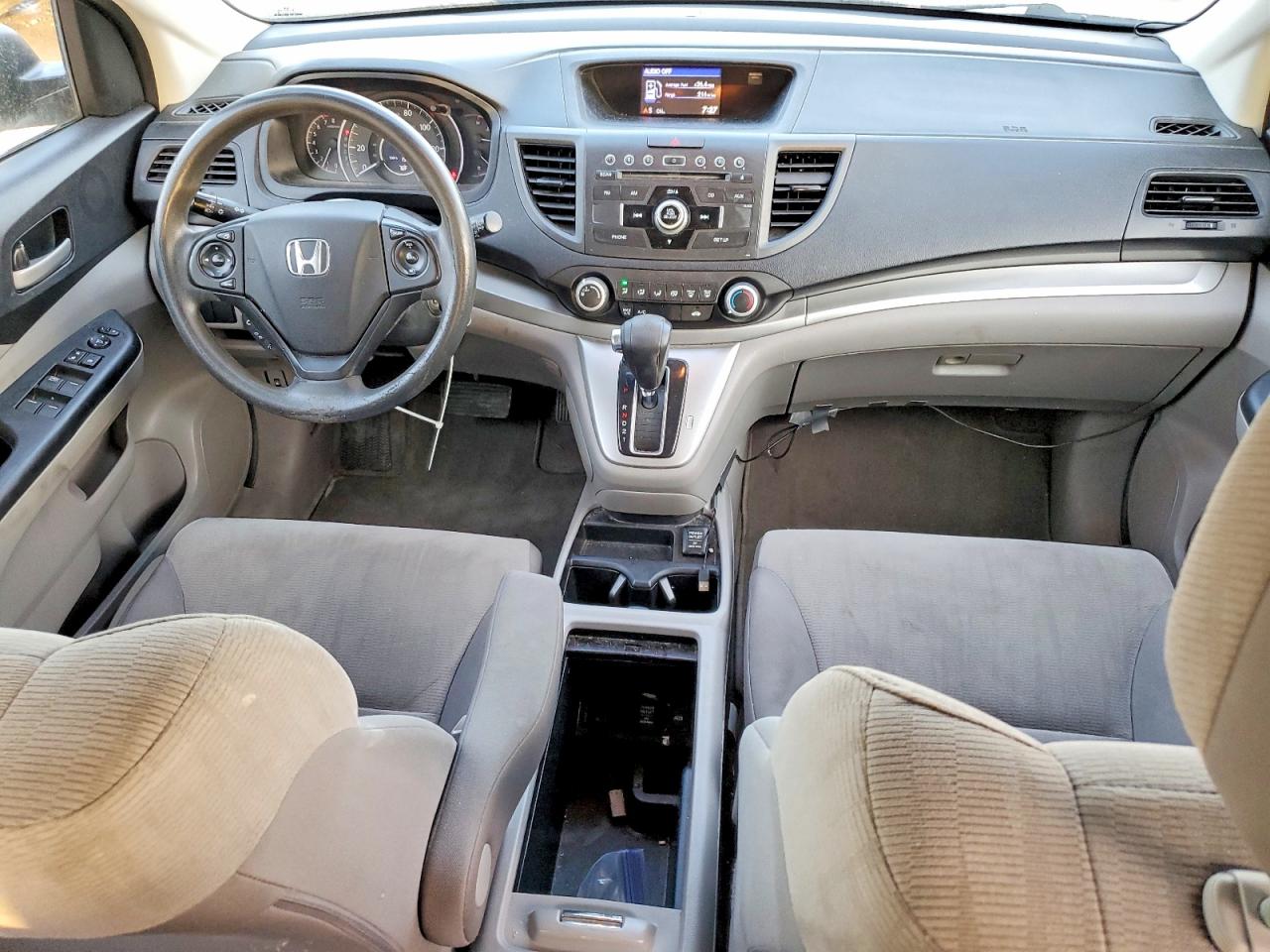 2013 Honda Cr-v Lx White vin: 5J6RM4H30DL006963