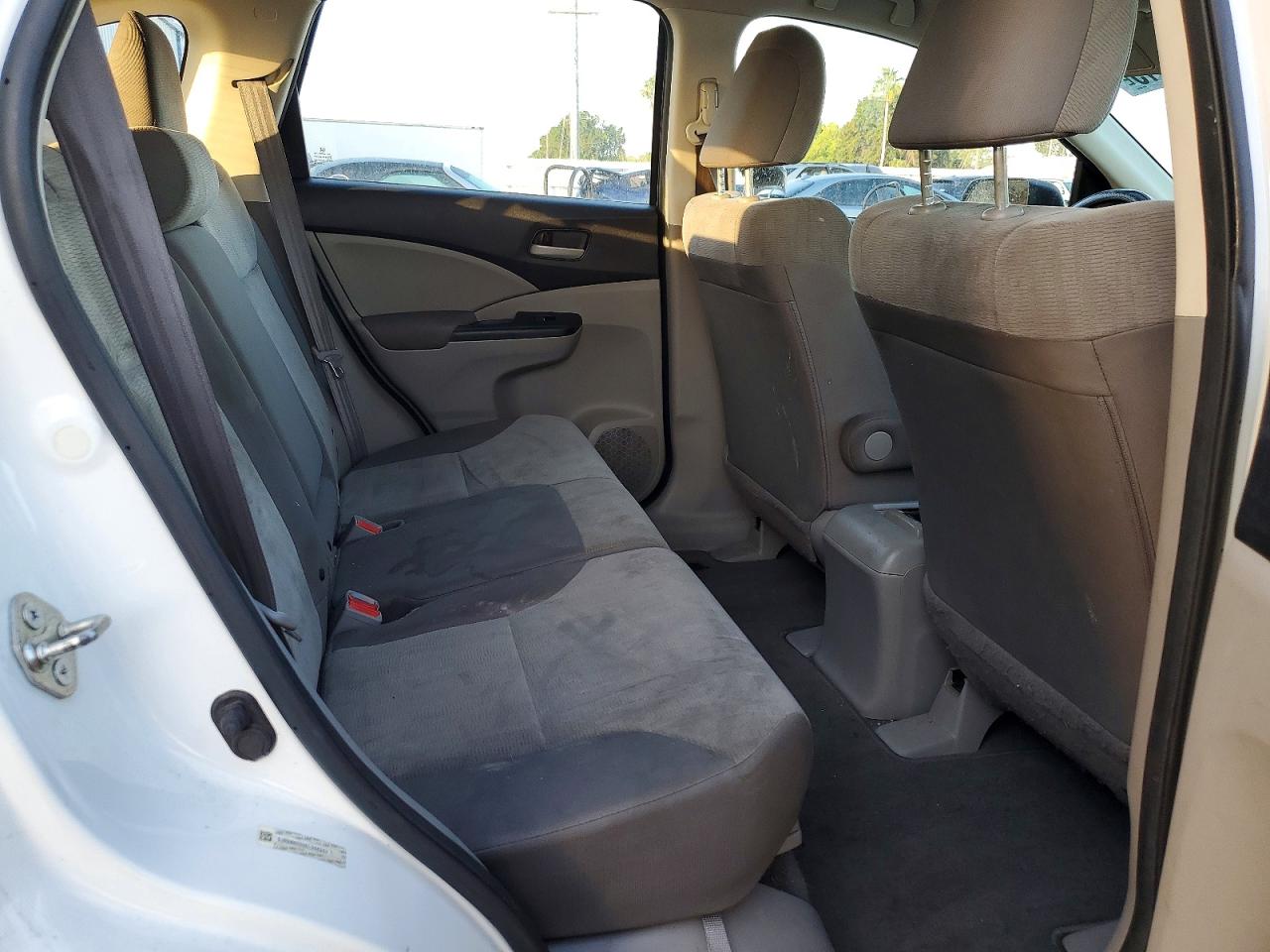 2013 Honda Cr-v Lx White vin: 5J6RM4H30DL006963
