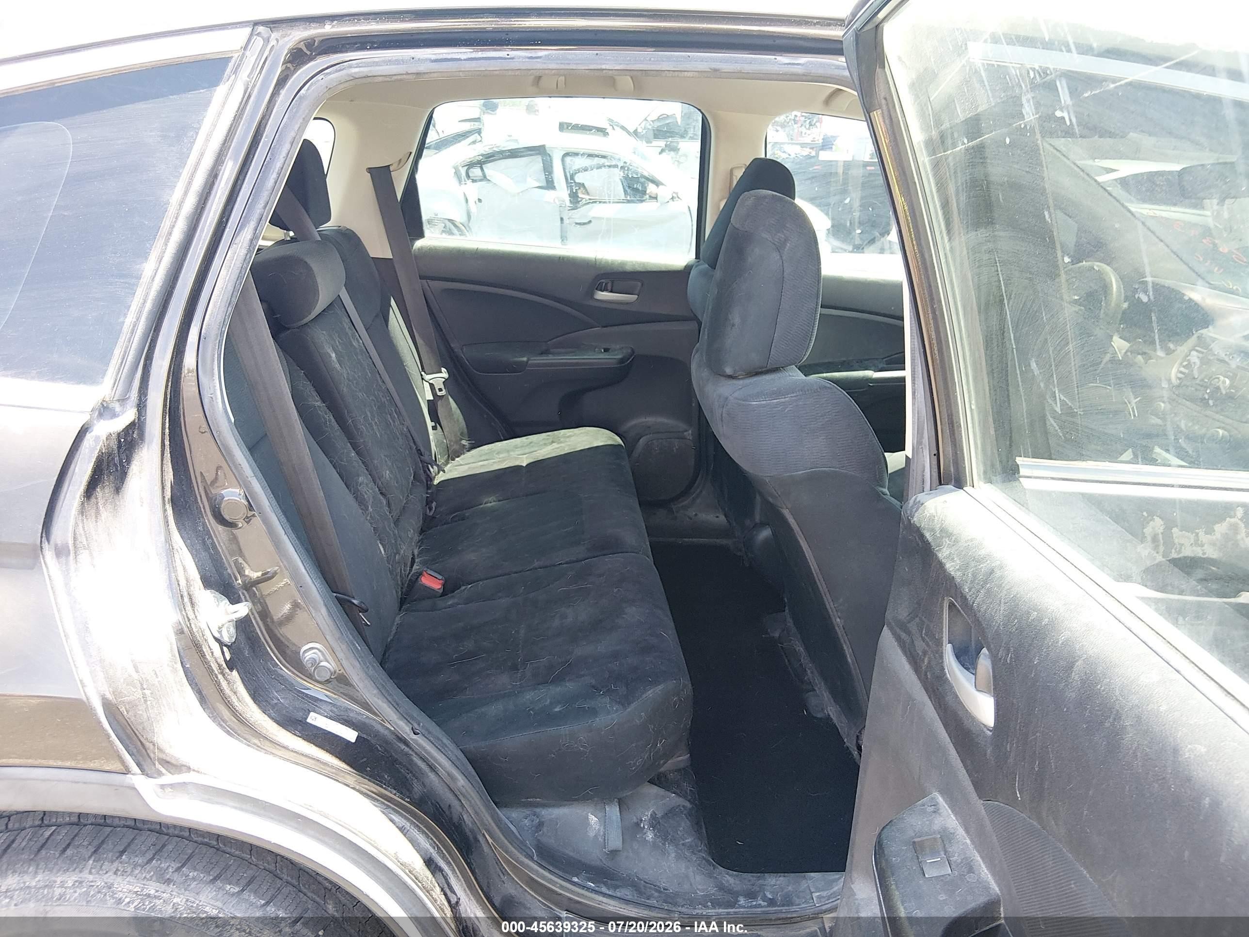 2013 Honda Cr-v Lx Gray vin: 5J6RM4H30DL009314