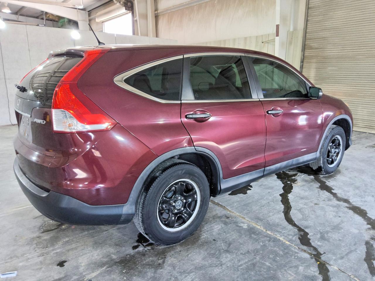 2013 Honda Cr-v Lx Burgundy vin: 5J6RM4H30DL010012