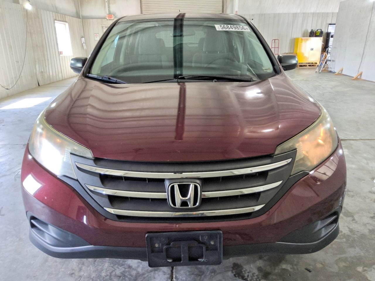 2013 Honda Cr-v Lx Burgundy vin: 5J6RM4H30DL010012