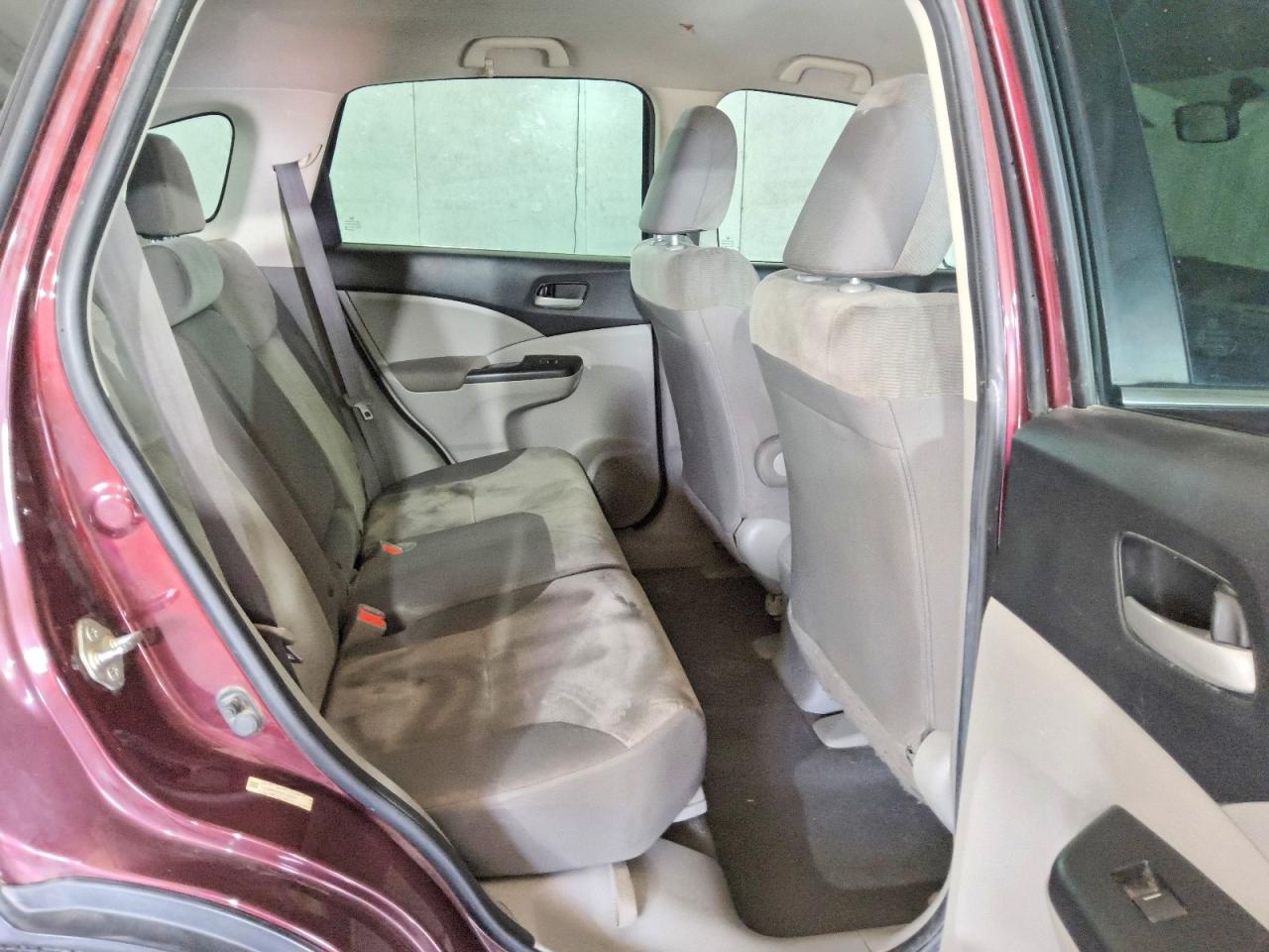 2013 Honda Cr-v Lx Burgundy vin: 5J6RM4H30DL010012