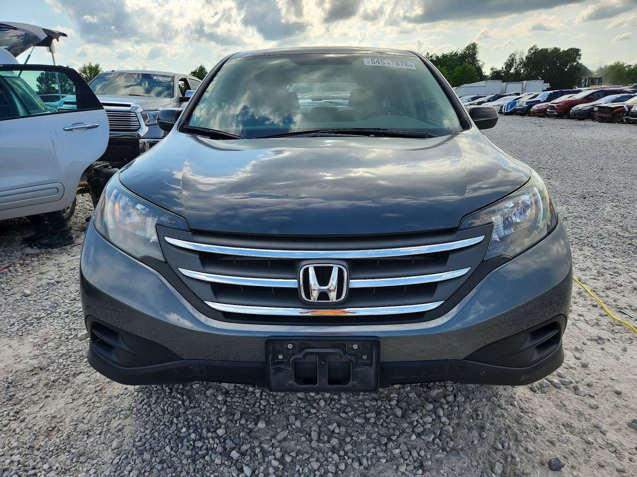 2013 Honda Cr-v Lx Charcoal vin: 5J6RM4H30DL016070