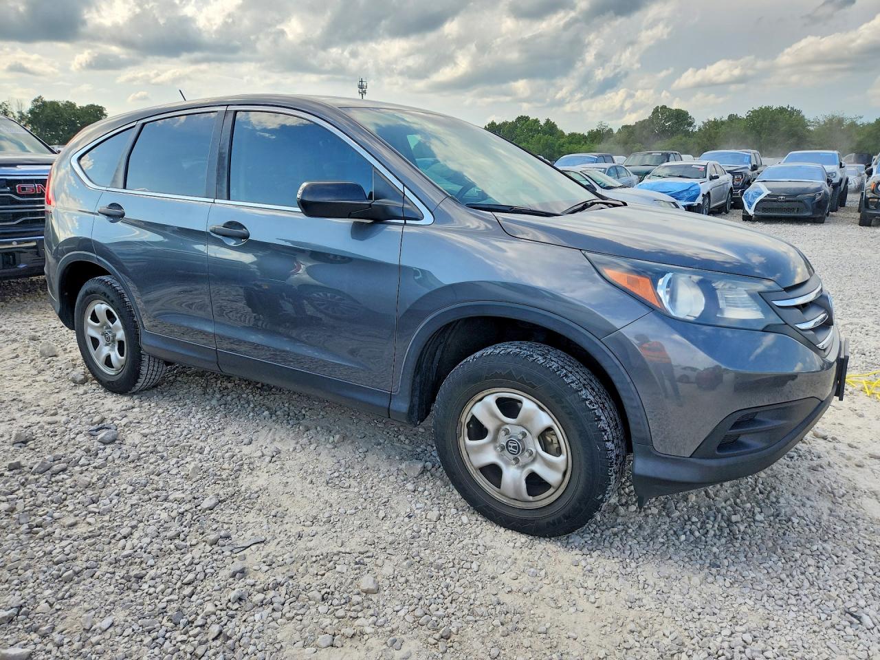 2013 Honda Cr-v Lx Charcoal vin: 5J6RM4H30DL016070