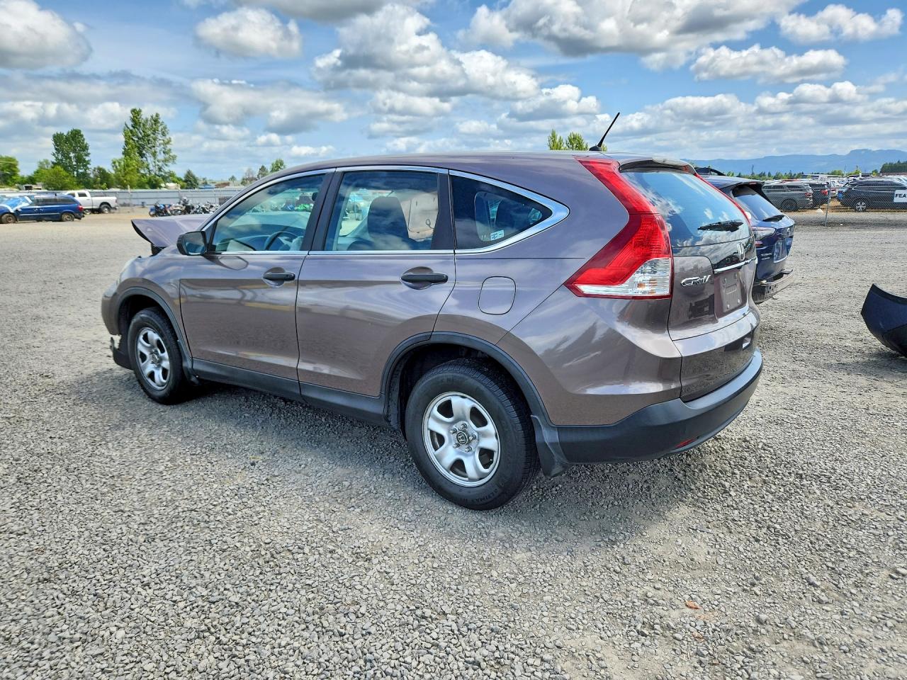 2013 Honda Cr-v Lx Серый vin: 5J6RM4H30DL030969