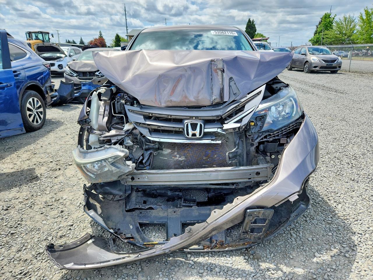 2013 Honda Cr-v Lx Серый vin: 5J6RM4H30DL030969