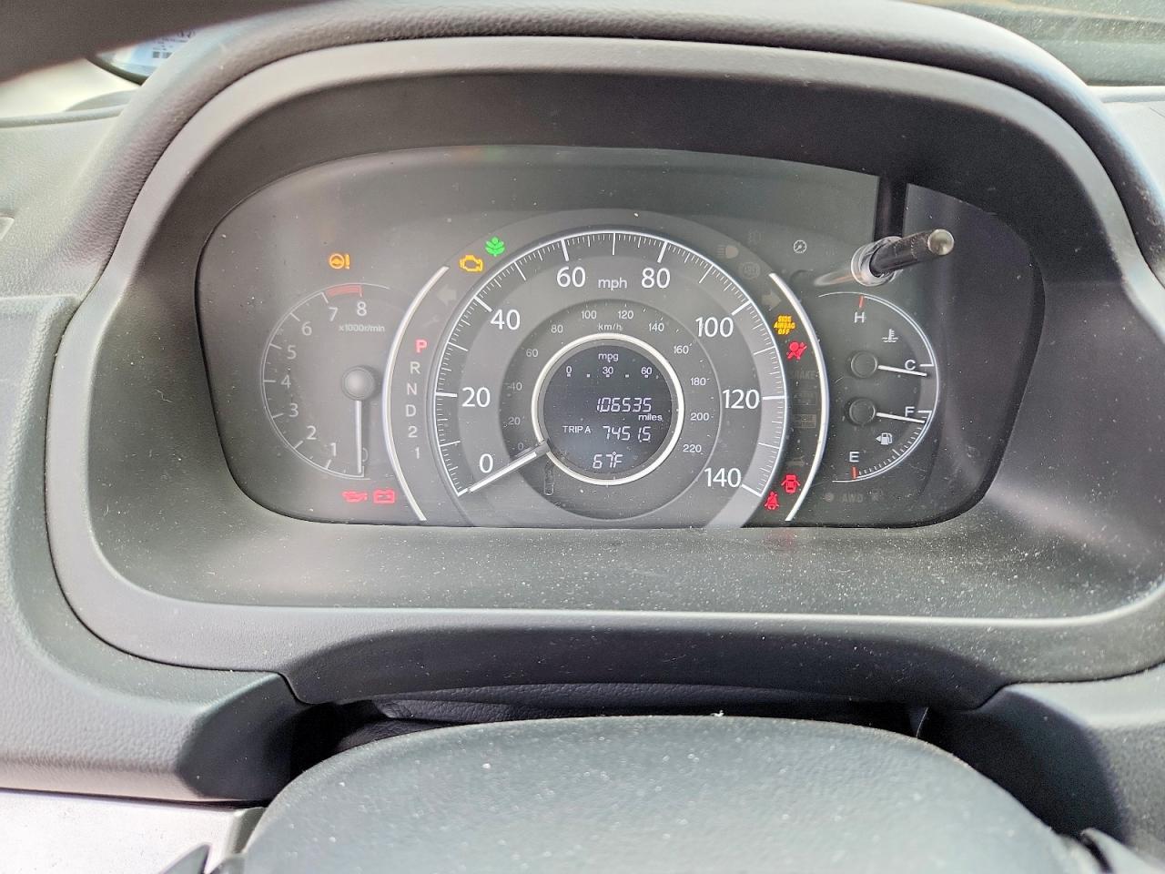 2013 Honda Cr-v Lx Серый vin: 5J6RM4H30DL030969
