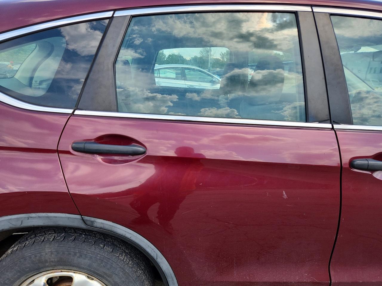 2013 Honda Cr-v Lx Burgundy vin: 5J6RM4H30DL045682