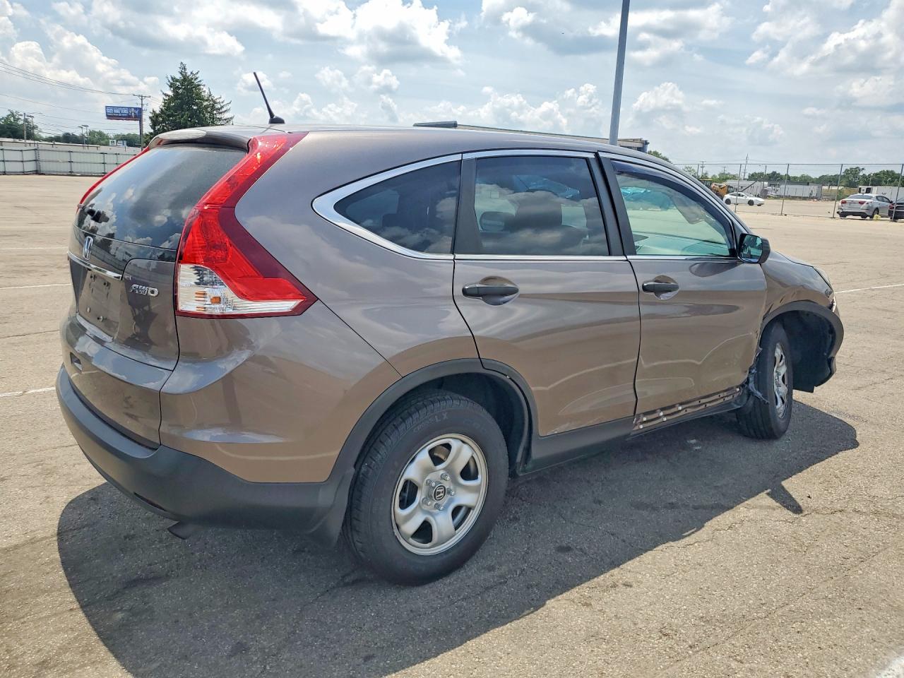 2014 Honda Cr-v Lx Коричневый vin: 5J6RM4H30EL005801