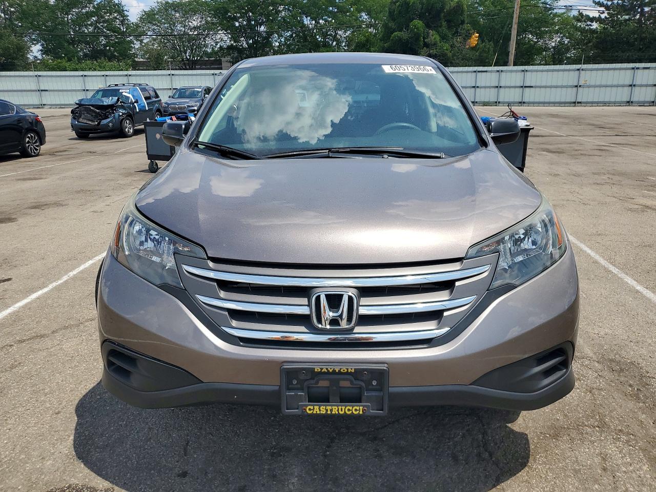 2014 Honda Cr-v Lx Коричневый vin: 5J6RM4H30EL005801