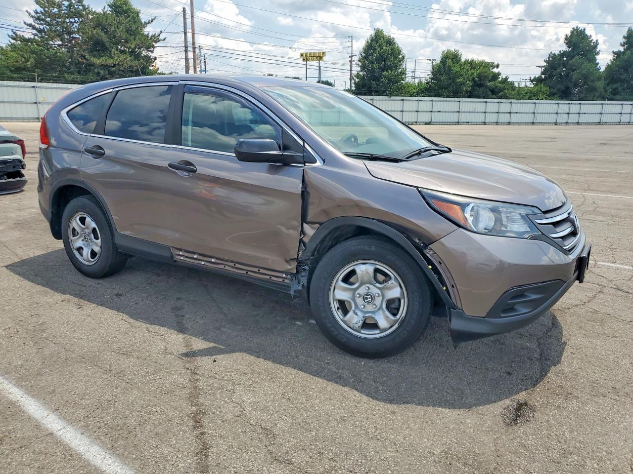 2014 Honda Cr-v Lx Коричневый vin: 5J6RM4H30EL005801