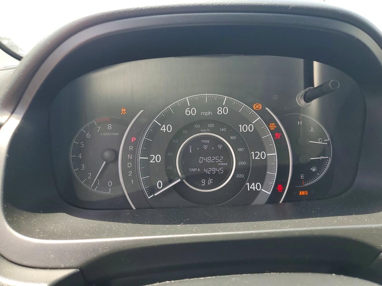 2014 Honda Cr-v Lx Коричневый vin: 5J6RM4H30EL005801
