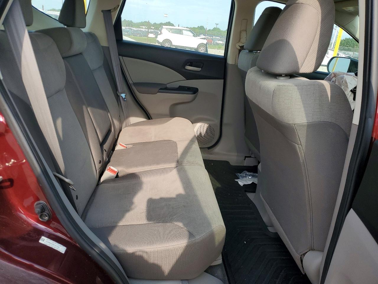 2014 Honda Cr-v Lx Burgundy vin: 5J6RM4H30EL011730