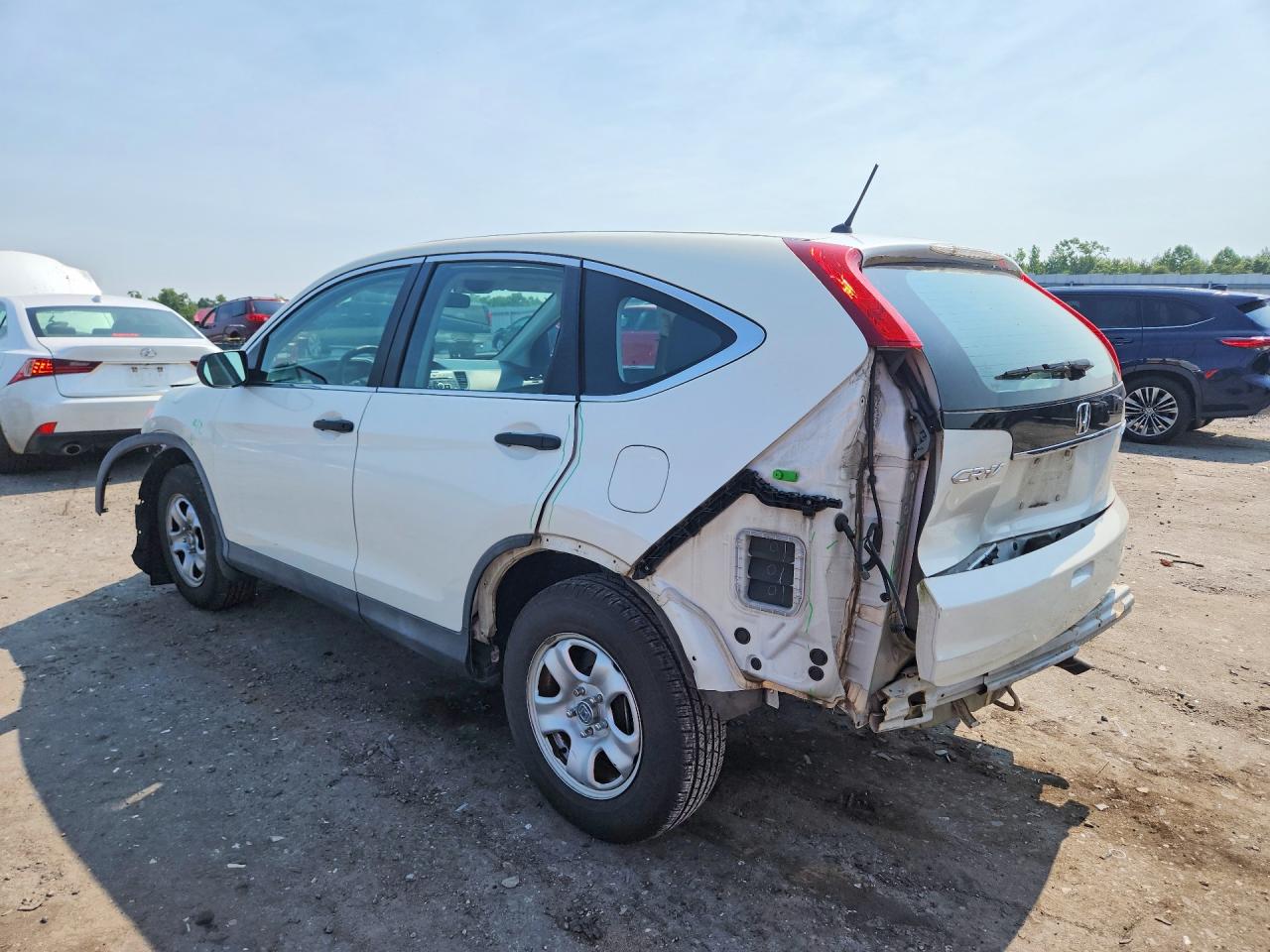 2014 Honda Cr-v Lx Белый vin: 5J6RM4H30EL029063