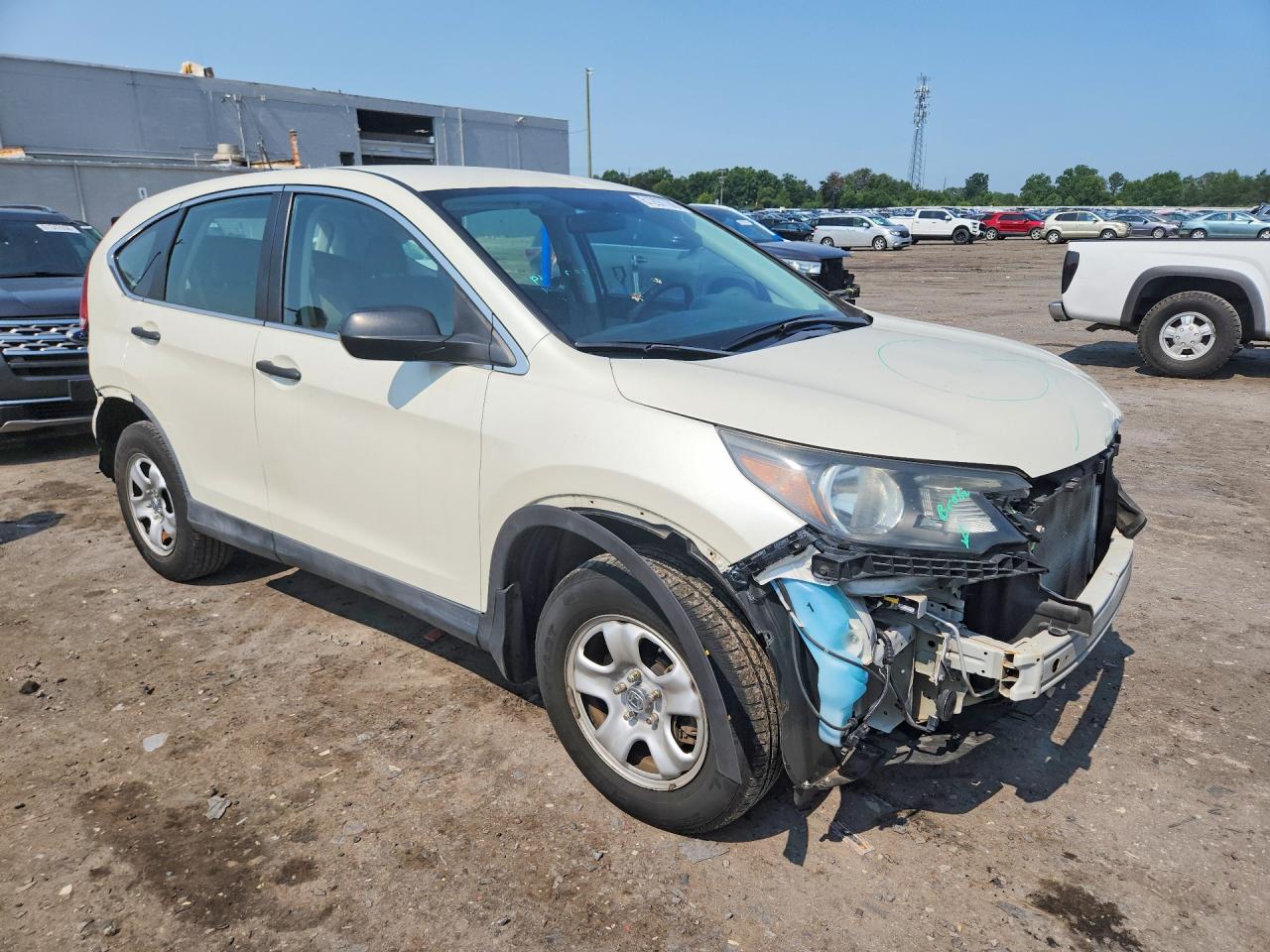 2014 Honda Cr-v Lx Белый vin: 5J6RM4H30EL029063