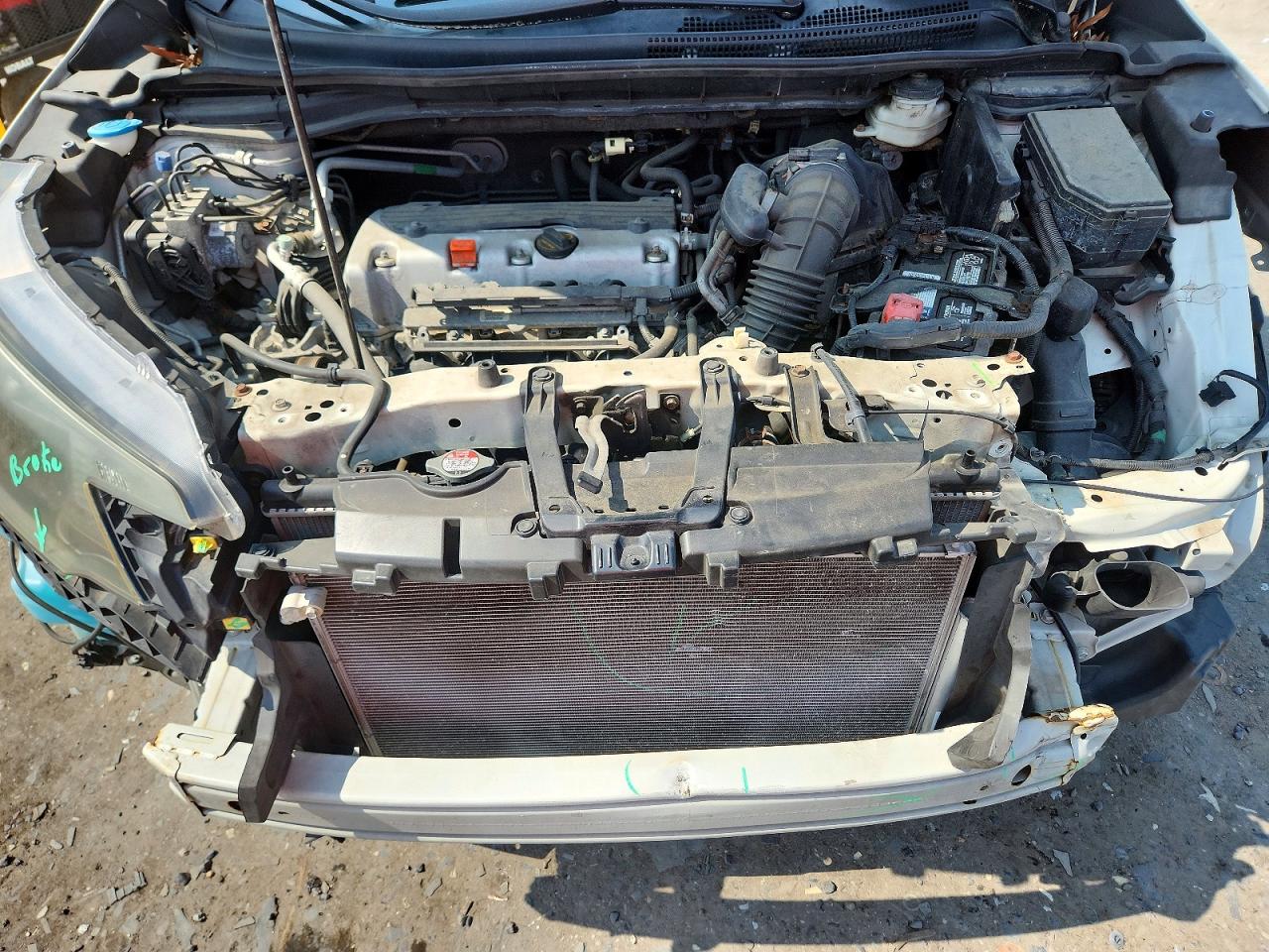 2014 Honda Cr-v Lx Белый vin: 5J6RM4H30EL029063