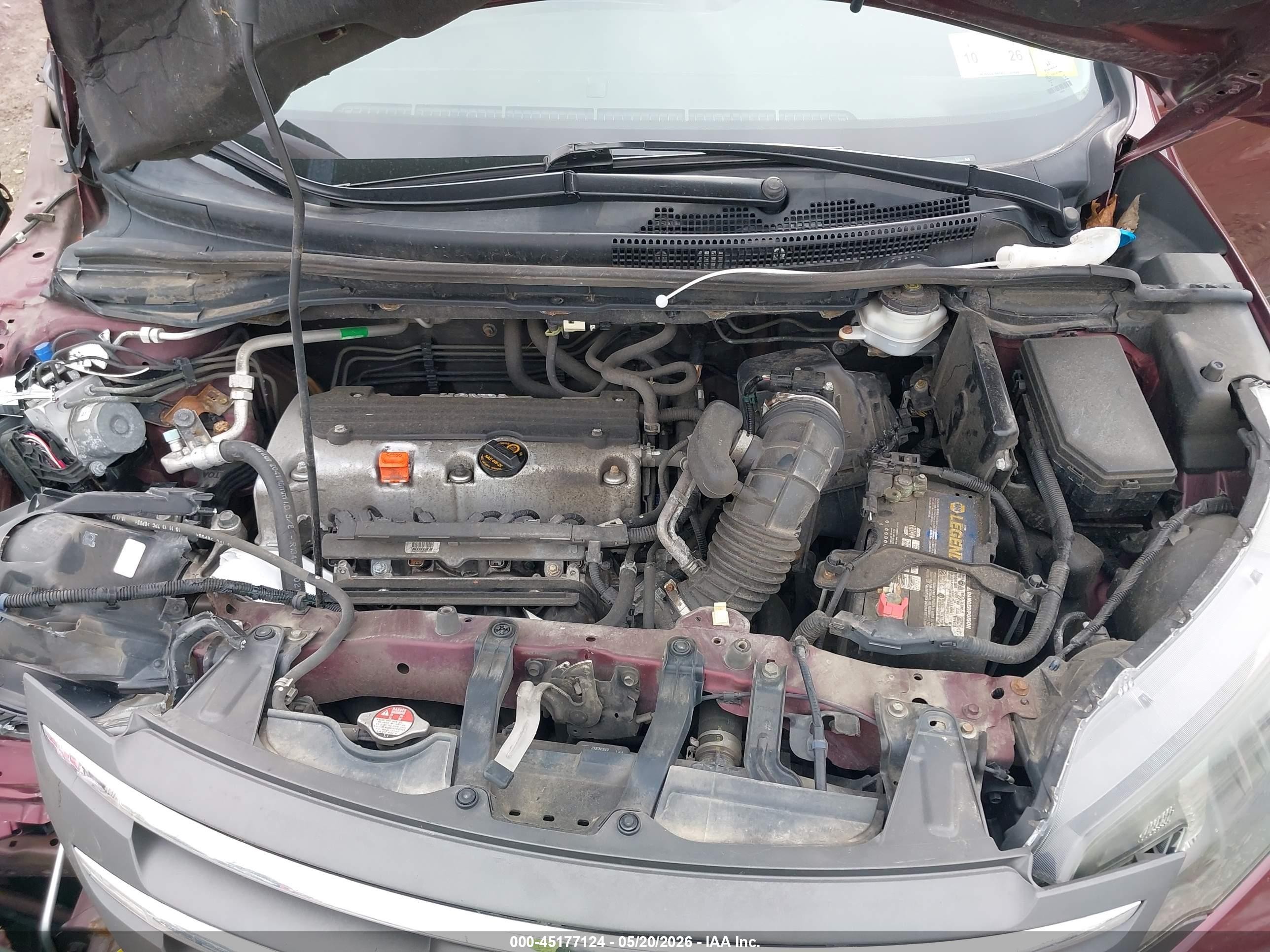 2014 Honda Cr-v Lx Red vin: 5J6RM4H30EL059566