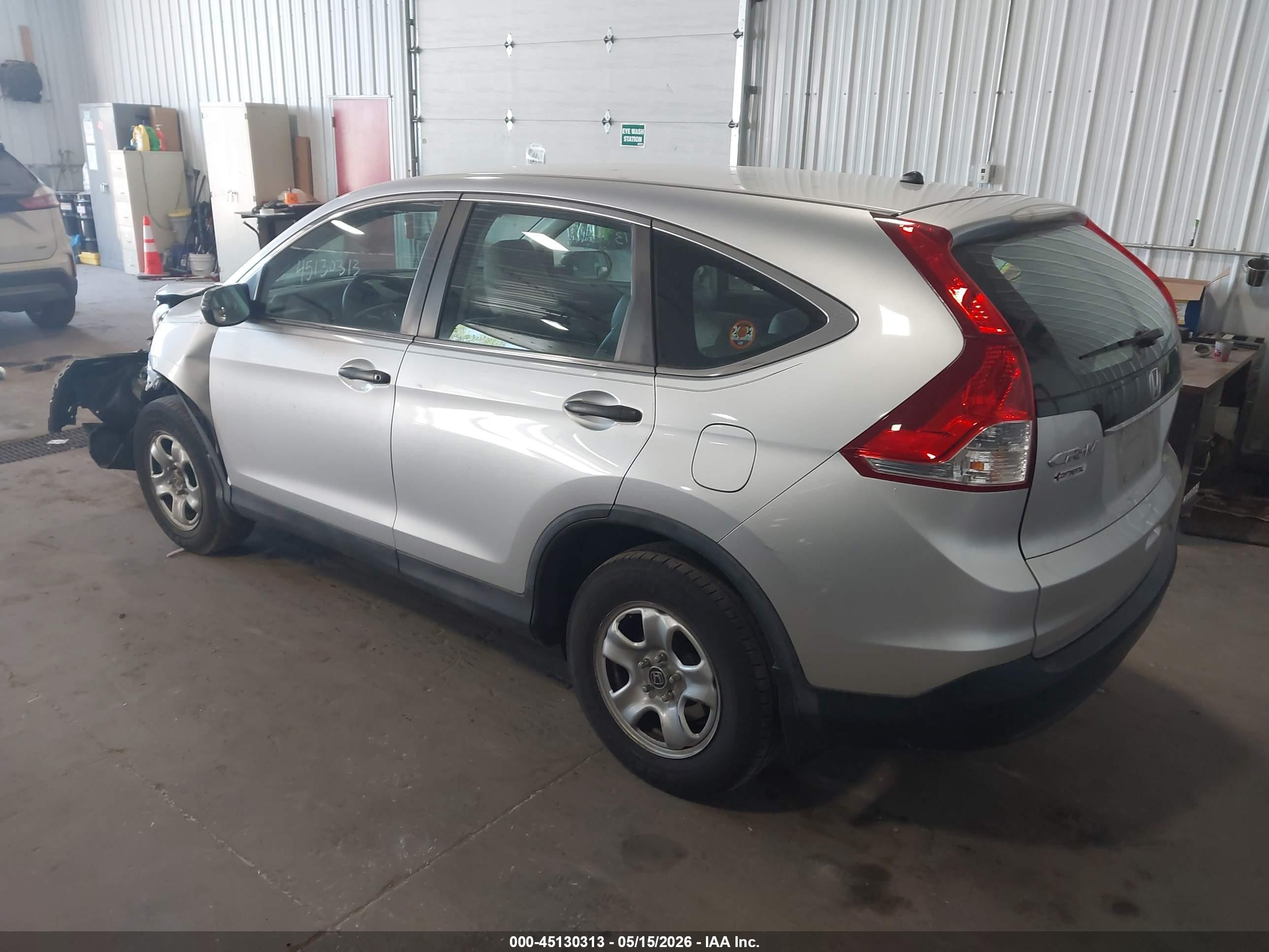 2014 Honda Cr-v Lx Silver vin: 5J6RM4H30EL070809