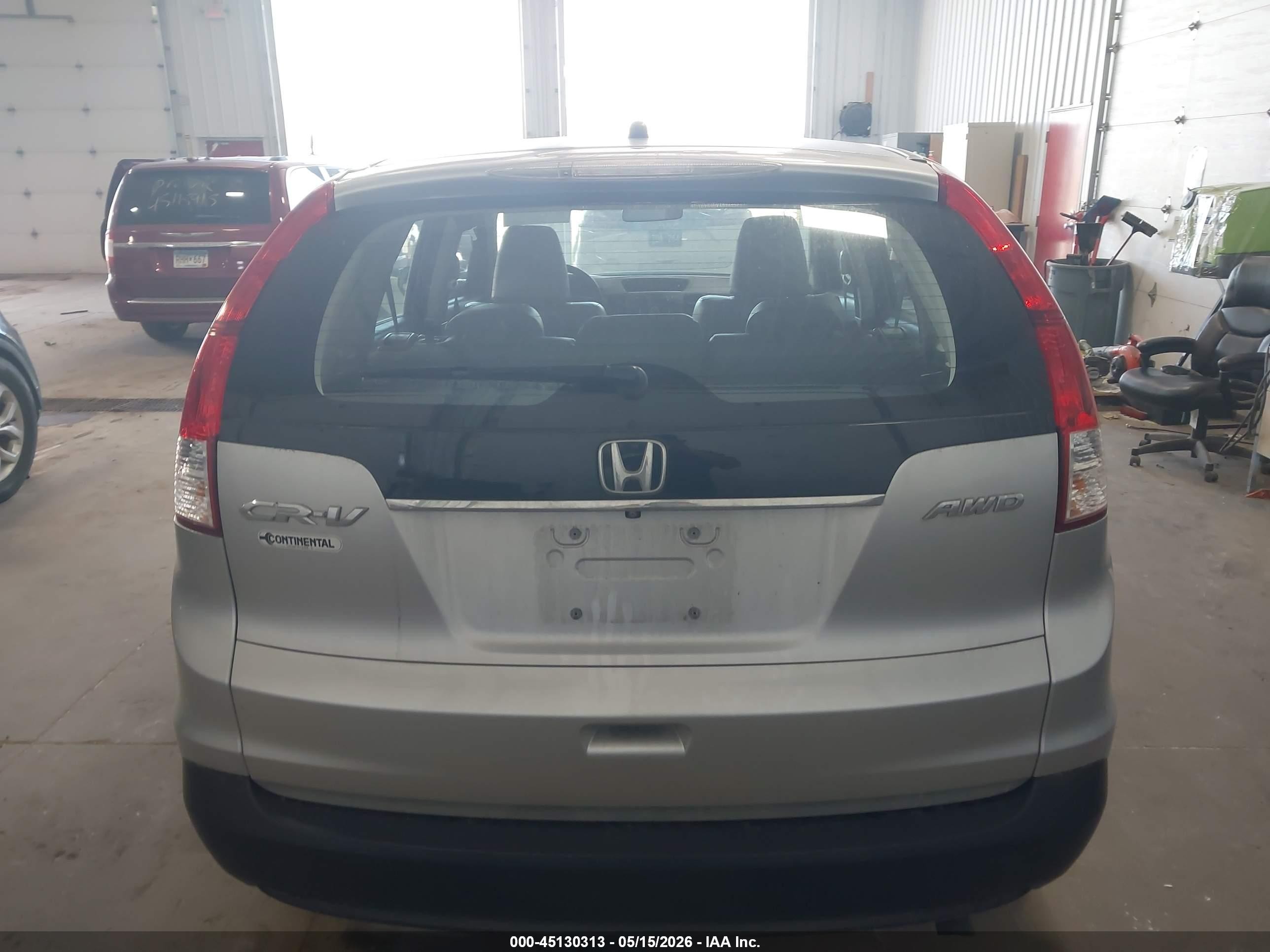 2014 Honda Cr-v Lx Silver vin: 5J6RM4H30EL070809