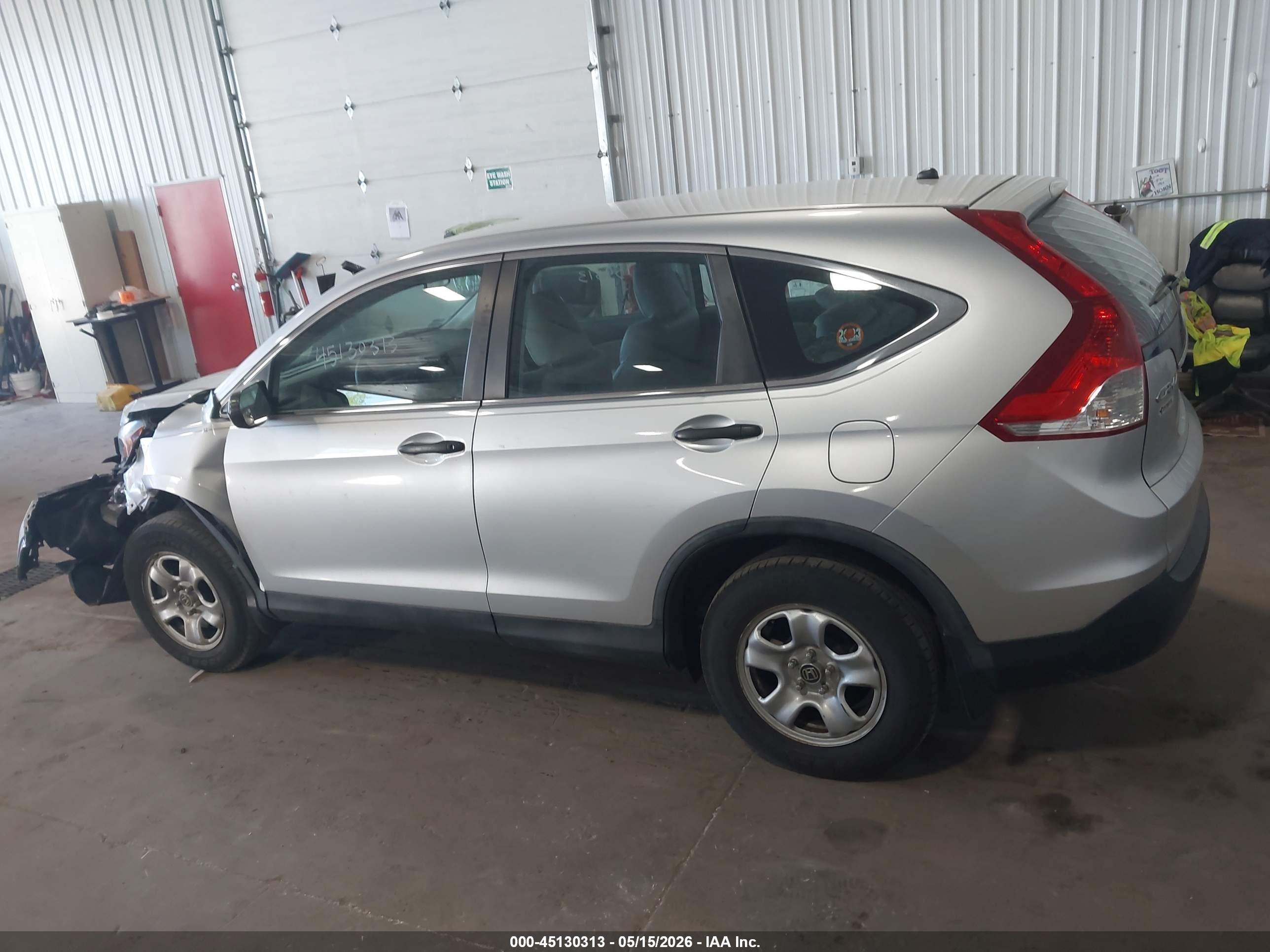 2014 Honda Cr-v Lx Silver vin: 5J6RM4H30EL070809