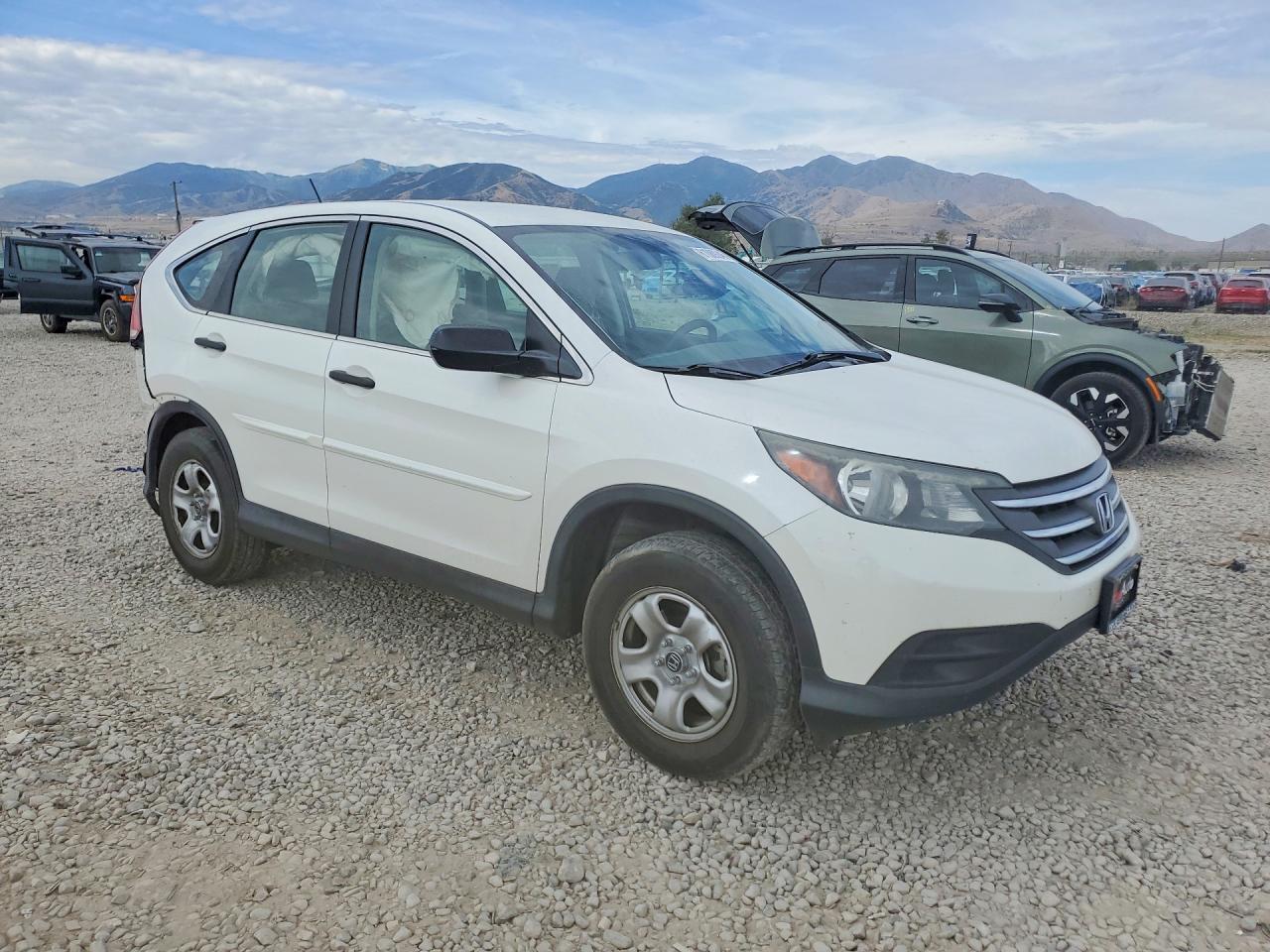 2014 Honda Cr-v Lx Белый vin: 5J6RM4H30EL098562