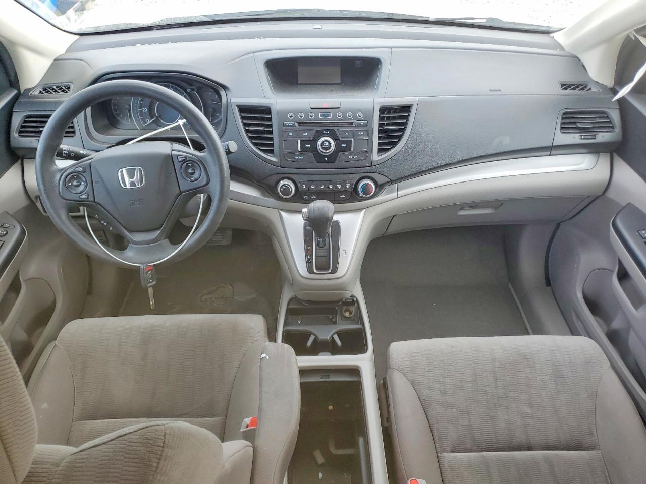 2014 Honda Cr-v Lx Белый vin: 5J6RM4H30EL098562