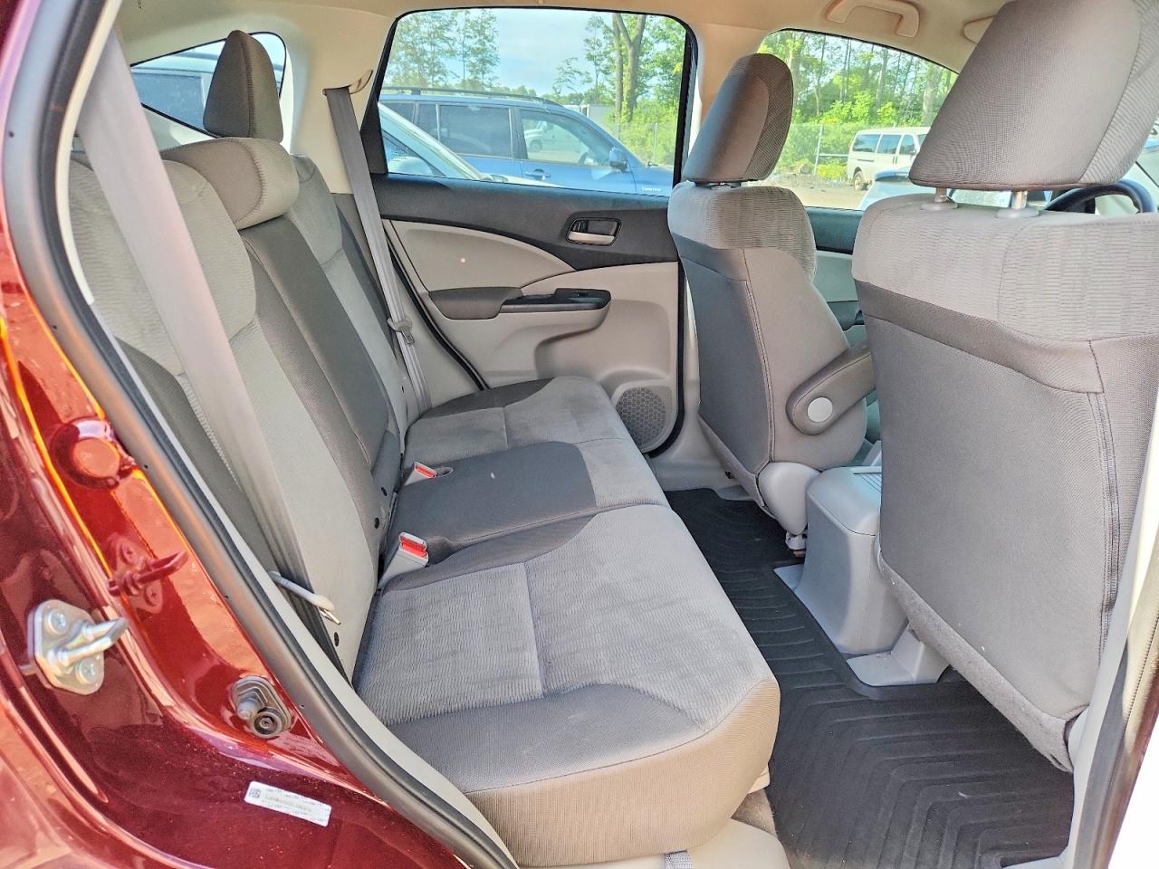 2014 Honda Cr-v Lx Burgundy vin: 5J6RM4H30EL098979