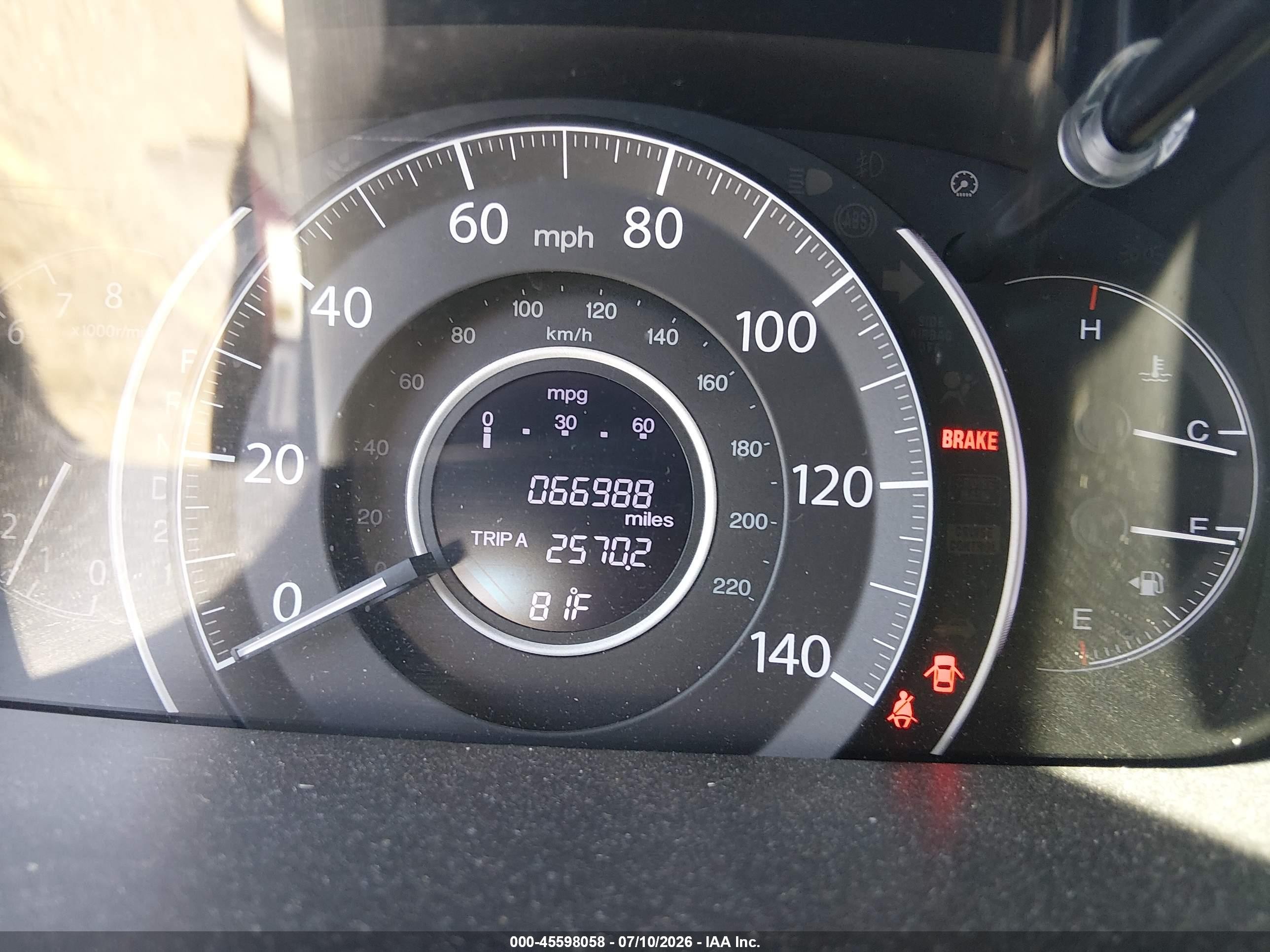 2014 Honda Cr-v Lx Maroon vin: 5J6RM4H30EL102593