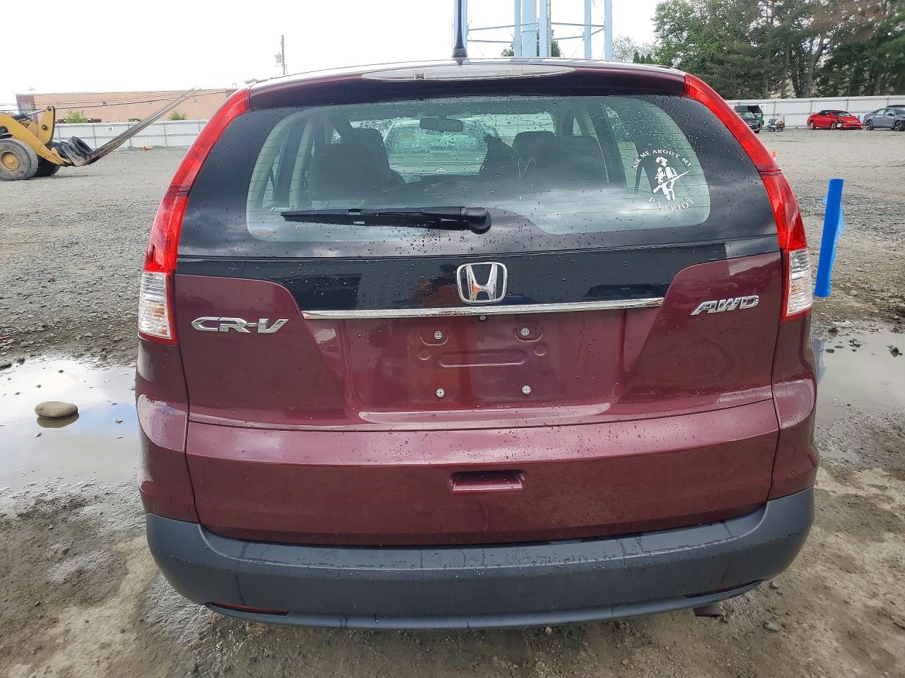 2014 Honda Cr-v Lx Burgundy vin: 5J6RM4H30EL118356