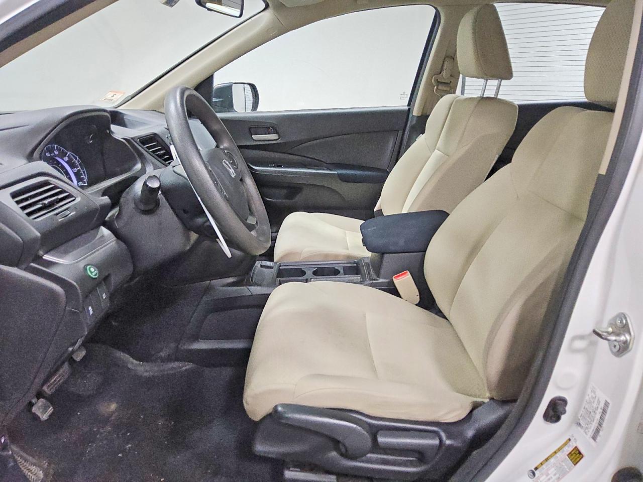 2015 Honda Cr-v Lx White vin: 5J6RM4H30FL023149