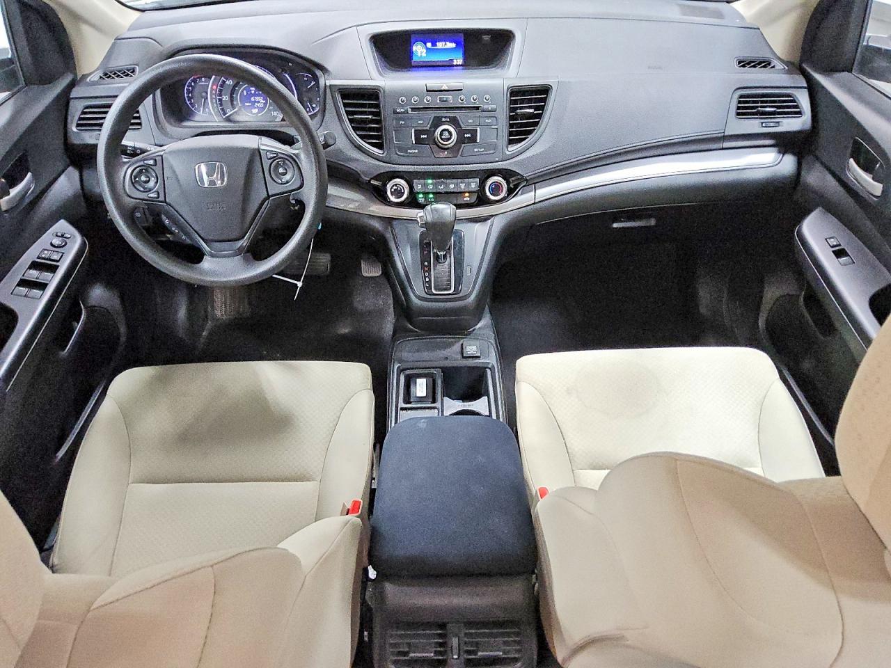 2015 Honda Cr-v Lx White vin: 5J6RM4H30FL023149