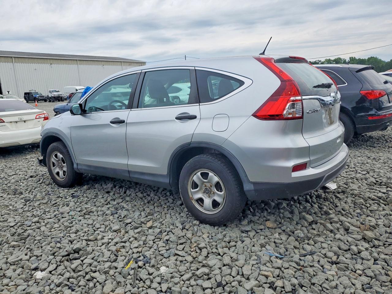 2015 Honda Cr-v Lx Silver vin: 5J6RM4H30FL031834