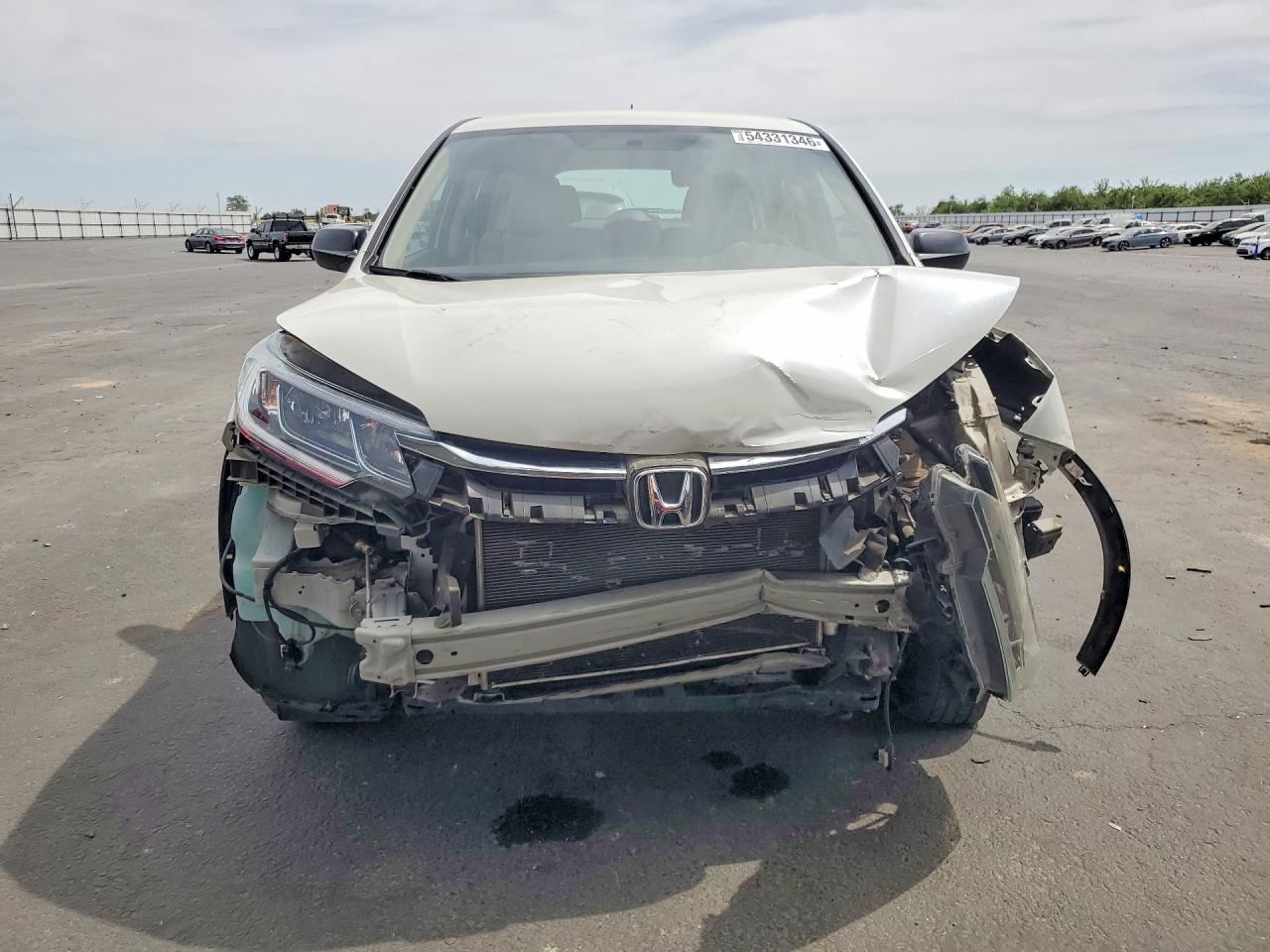 2015 Honda Cr-v Lx White vin: 5J6RM4H30FL068236