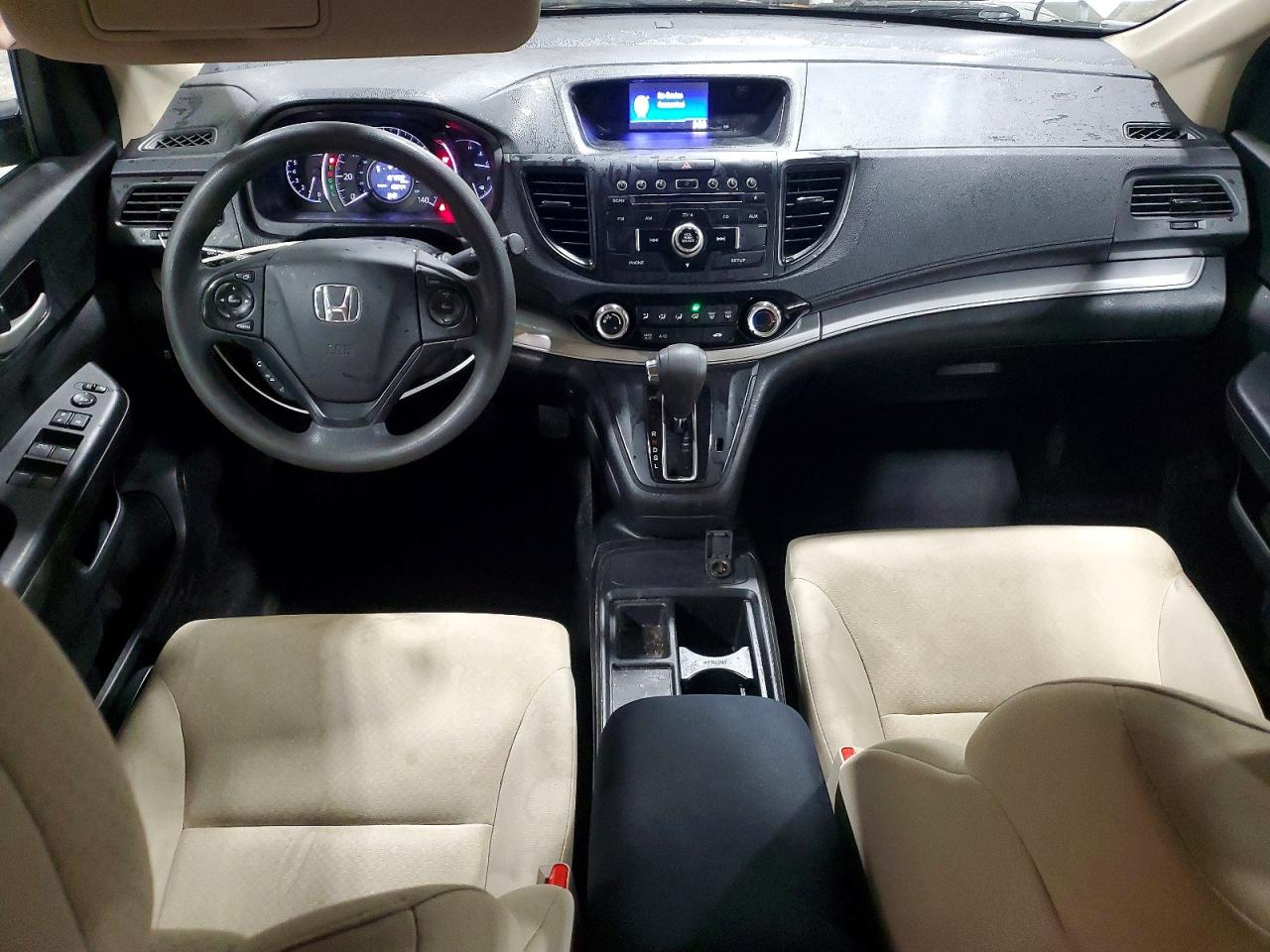 2015 Honda Cr-v Lx White vin: 5J6RM4H30FL117984
