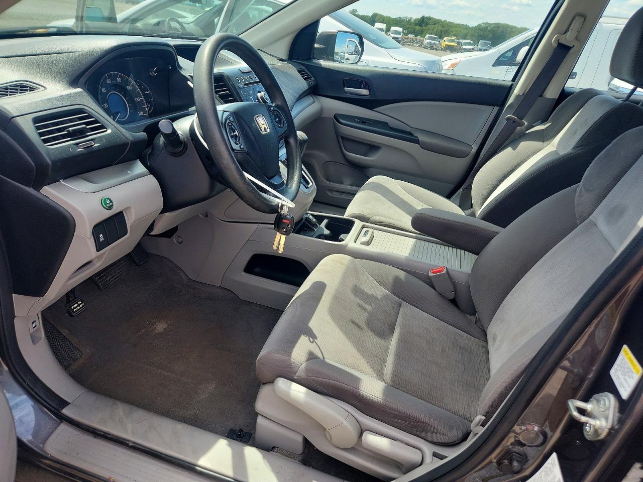 2012 Honda Cr-v Lx Gray vin: 5J6RM4H31CL032731