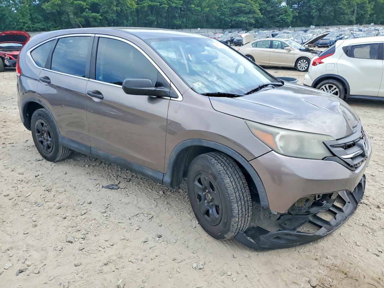 2012 Honda Cr-v Lx Charcoal vin: 5J6RM4H31CL083078