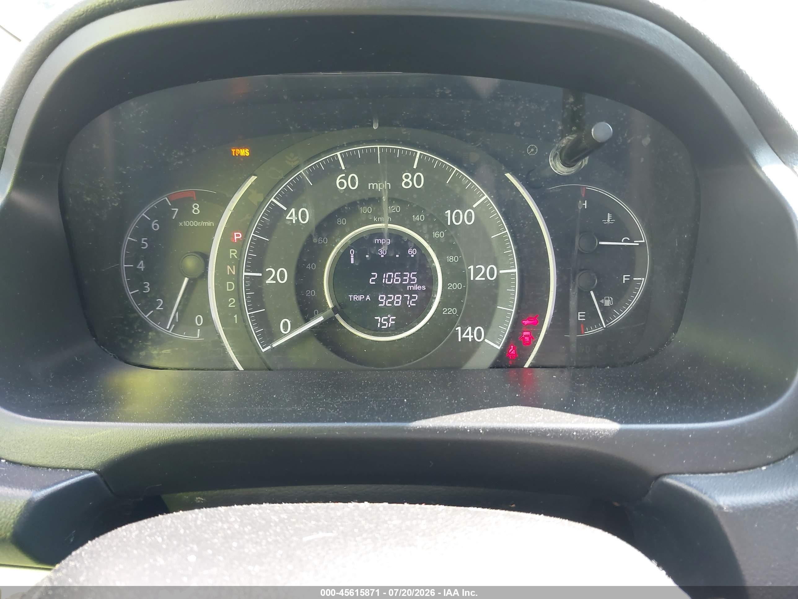 2013 Honda Cr-v Lx Light Blue vin: 5J6RM4H31DL013369