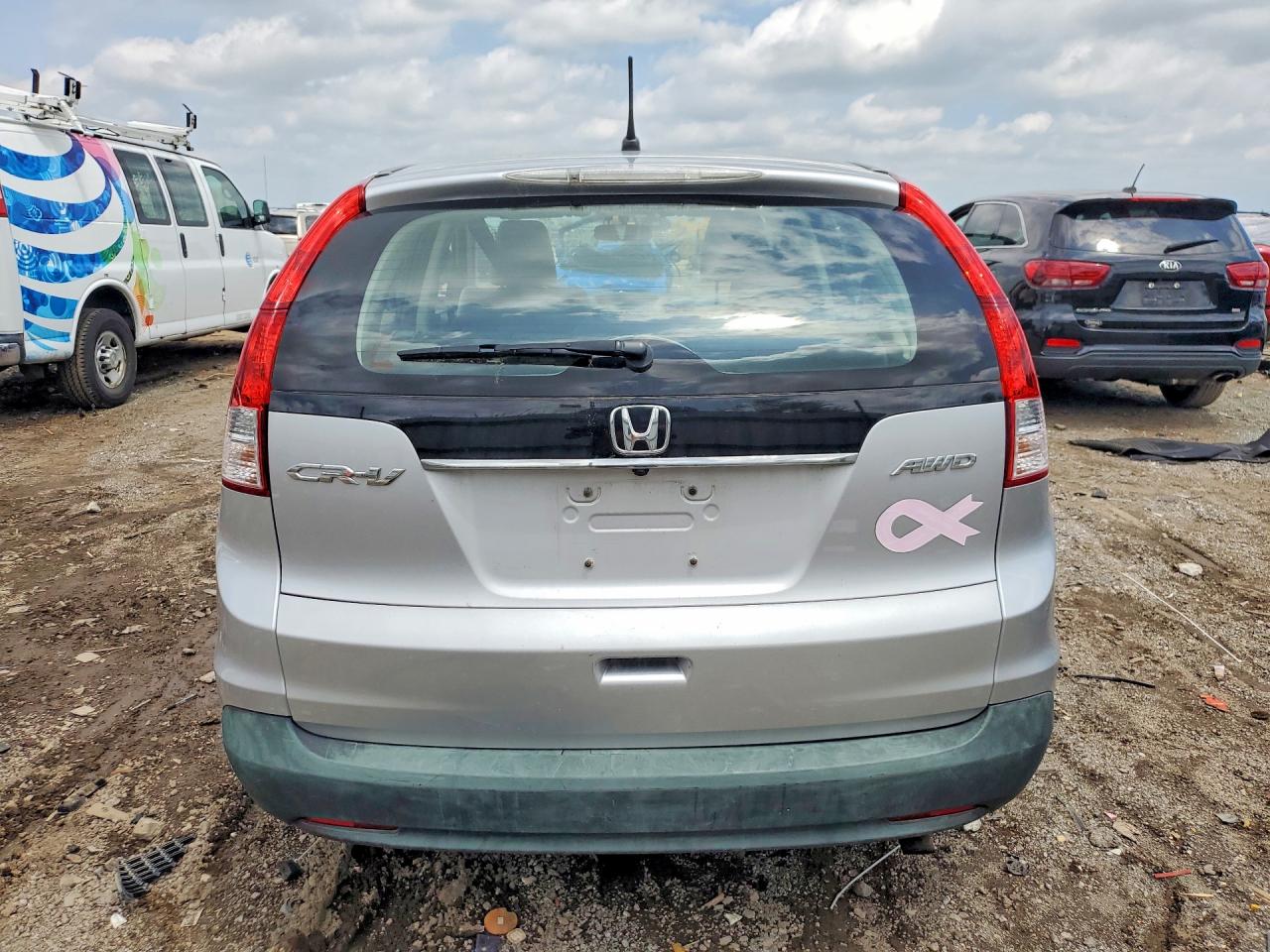 2013 Honda Cr-v Lx Silver vin: 5J6RM4H31DL013548