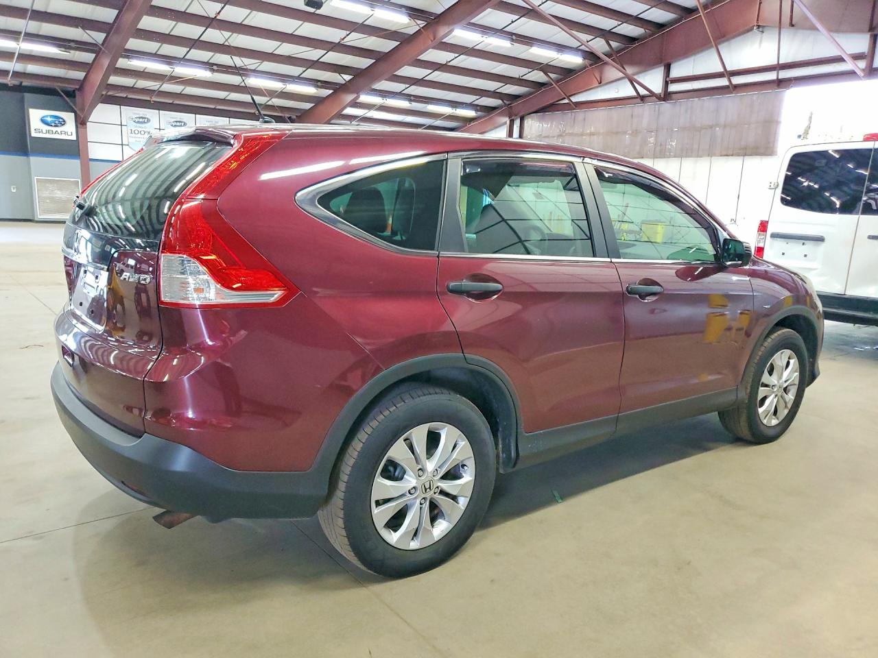 2013 Honda Cr-v Lx Burgundy vin: 5J6RM4H31DL035209