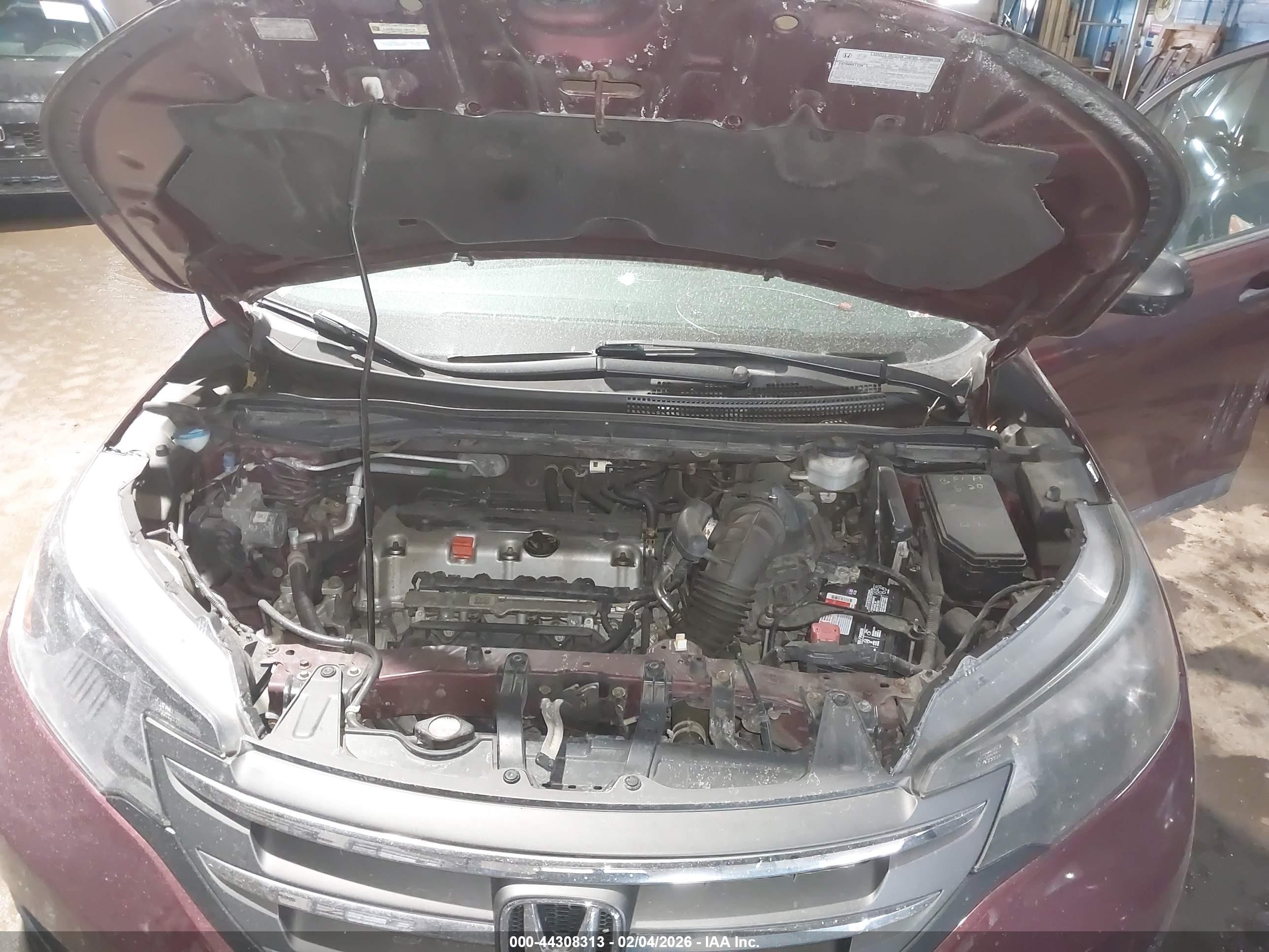 2013 Honda Cr-v Lx Maroon vin: 5J6RM4H31DL064578