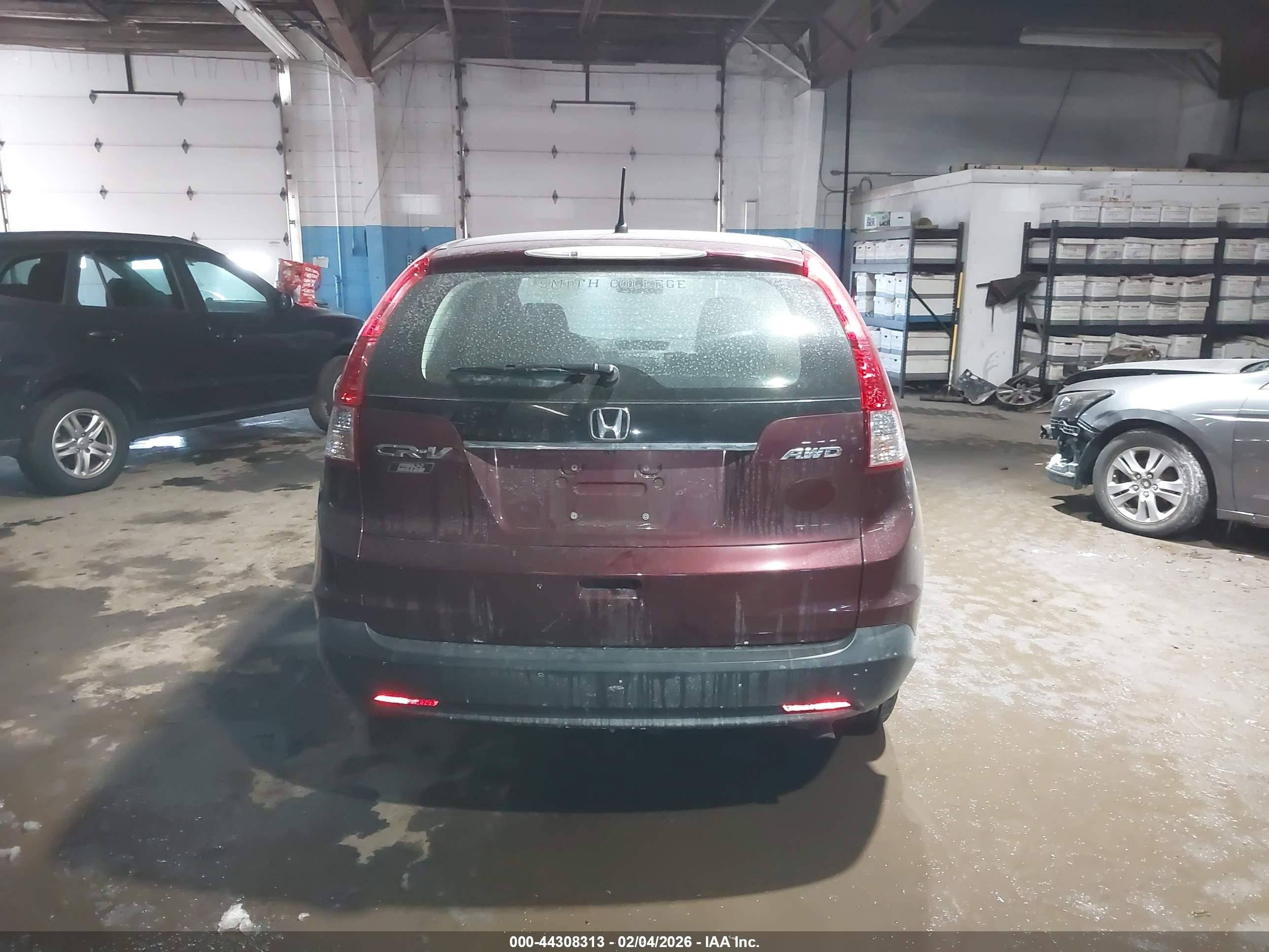 2013 Honda Cr-v Lx Maroon vin: 5J6RM4H31DL064578