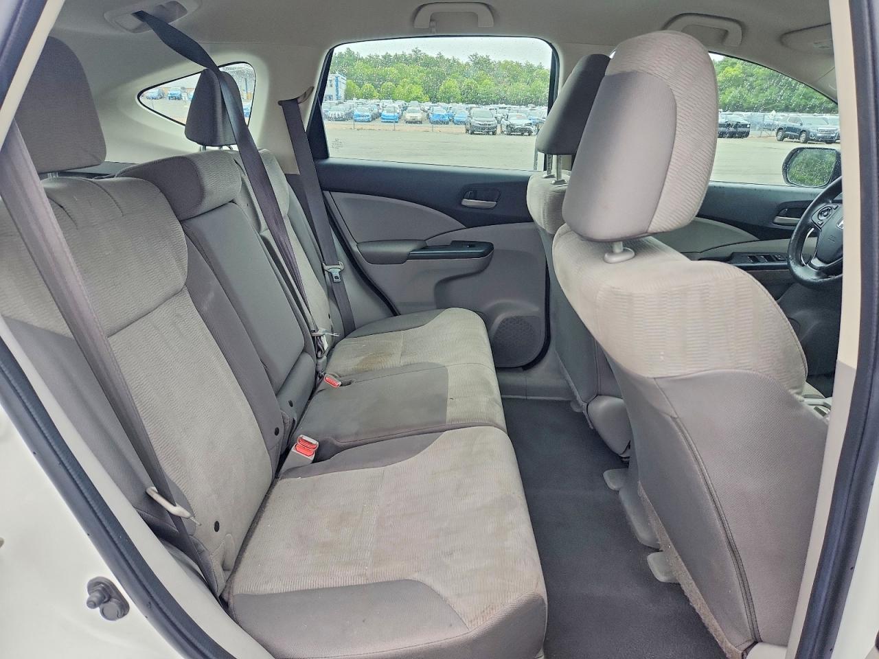 2013 Honda Cr-v Lx White vin: 5J6RM4H31DL077721